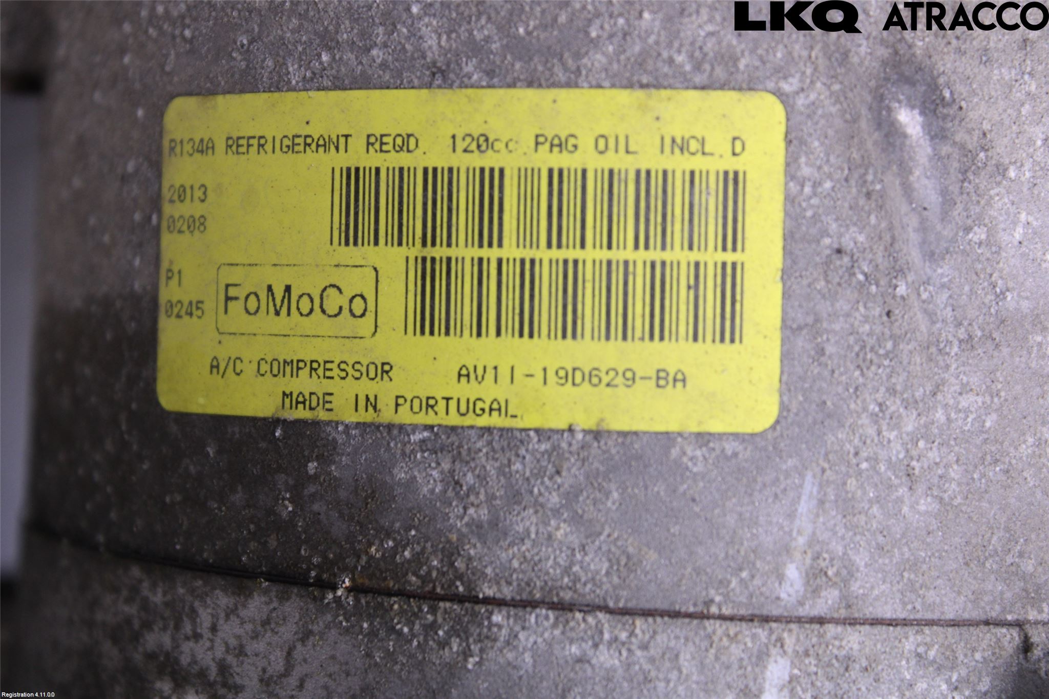 Ford FOCUS 11-14 Varme Ac Kompressor