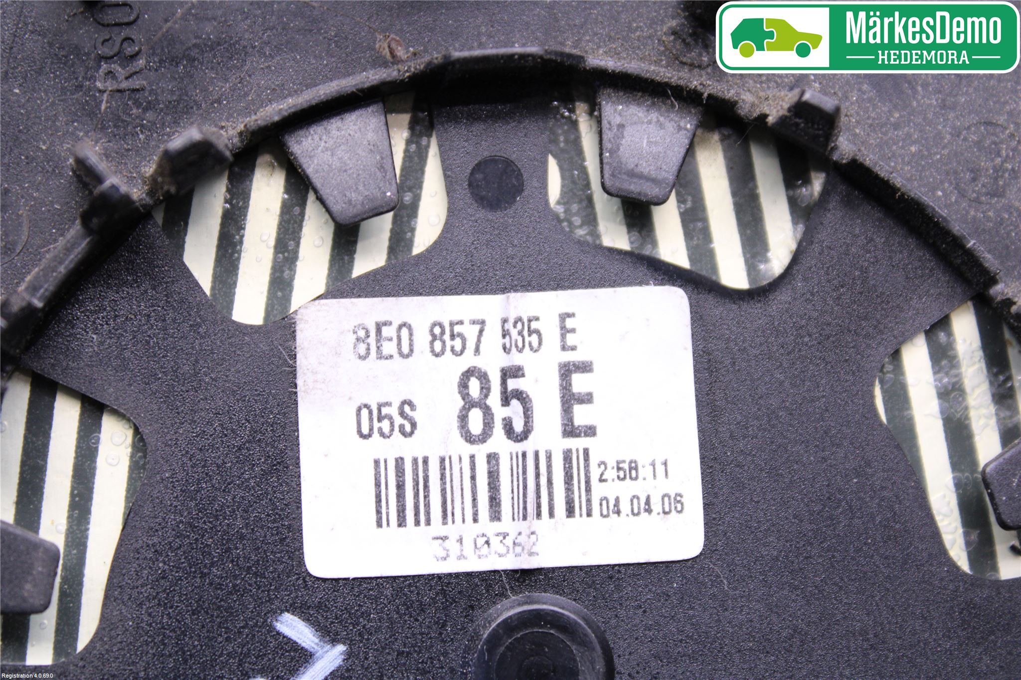 Audi A4/S4 05-07 Speil Glass V