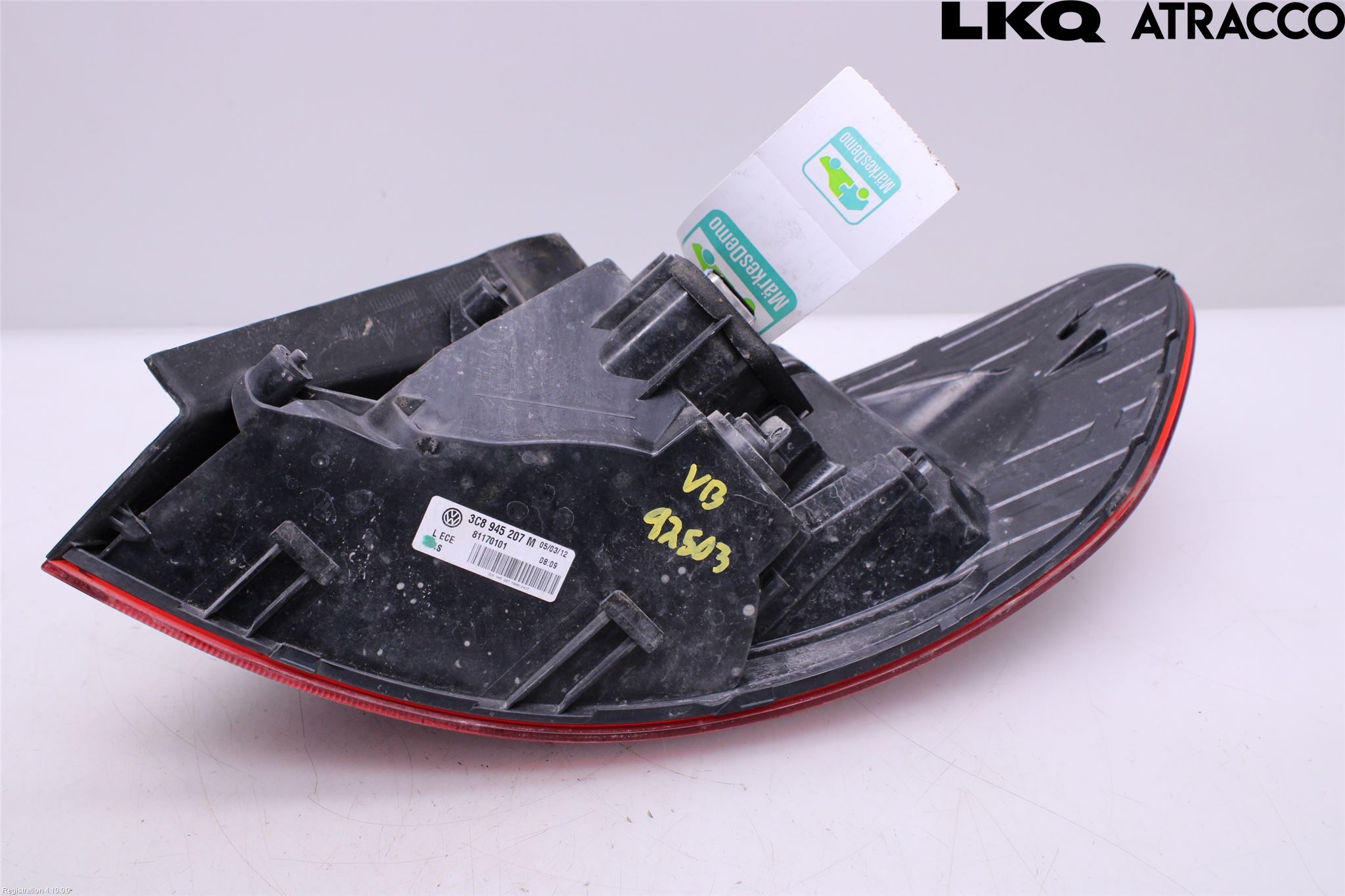 Volkswagen VW PASSAT CC 08-16 Baklykt Venstre