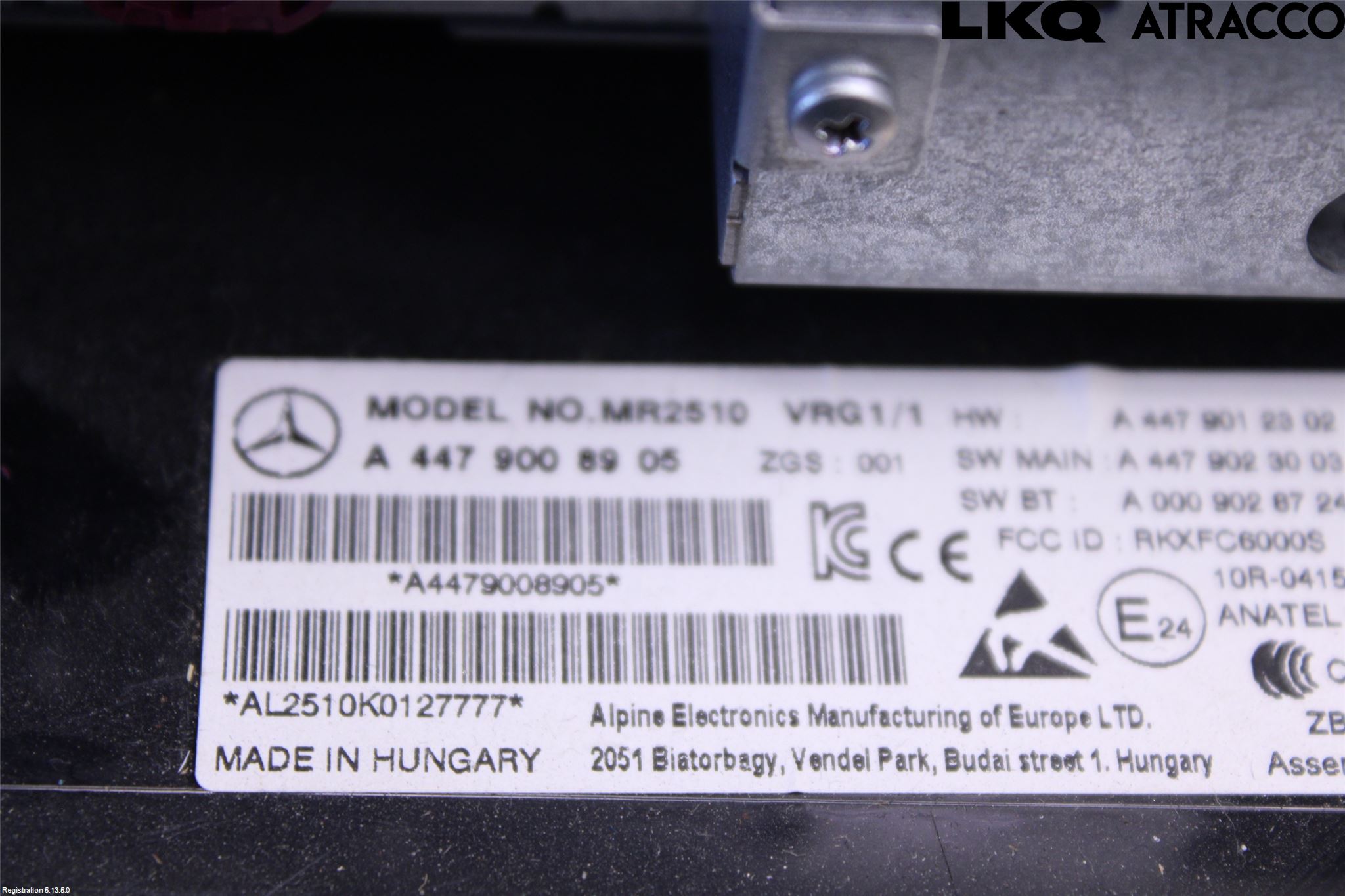 Mercedes-Benz MB VITO/V-KLASS (W640,W447,W448) 14- Stereo Radio Med Cd
