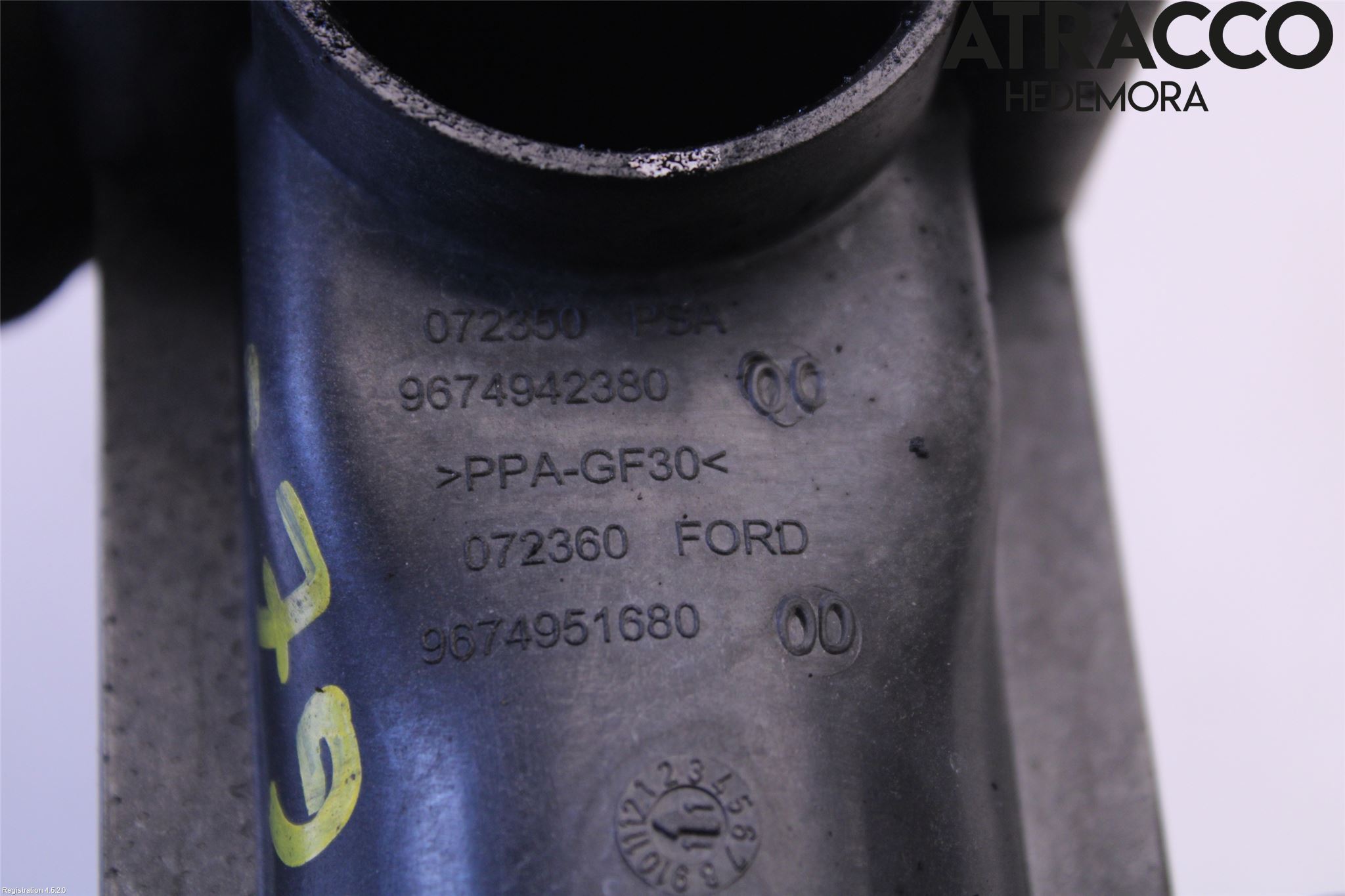 Volvo S80 07-13 Intercooler Rør-Slange