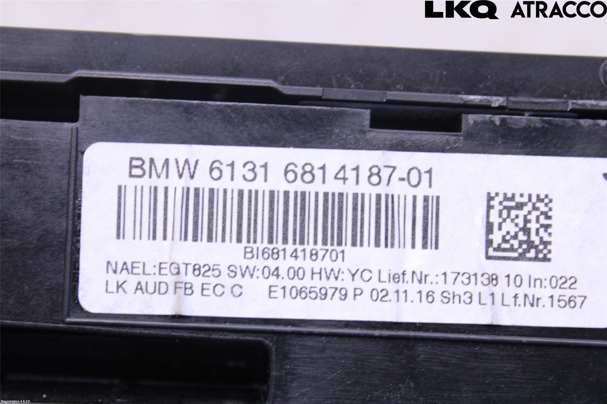 BMW 3 F30/F31/F80 12-19 Varme Ac Betjening-Display