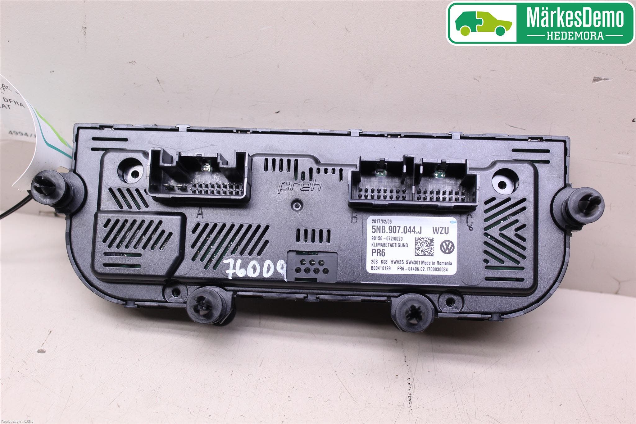Volkswagen VW TIGUAN 16-24 Varmeapparat Panel(Regulering)