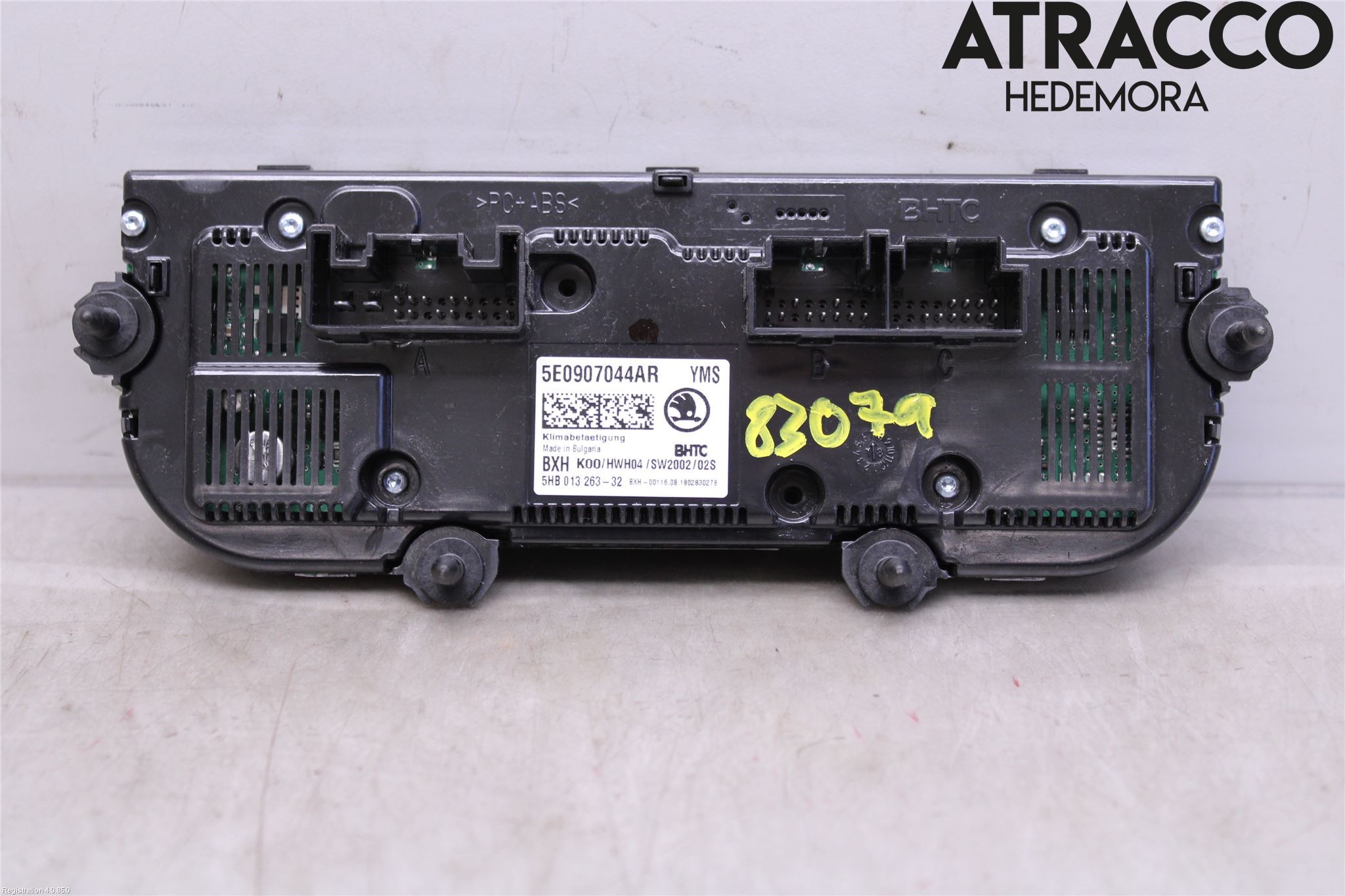 Skoda OCTAVIA (5E) 13-20 Varme Ac Betjening-Display