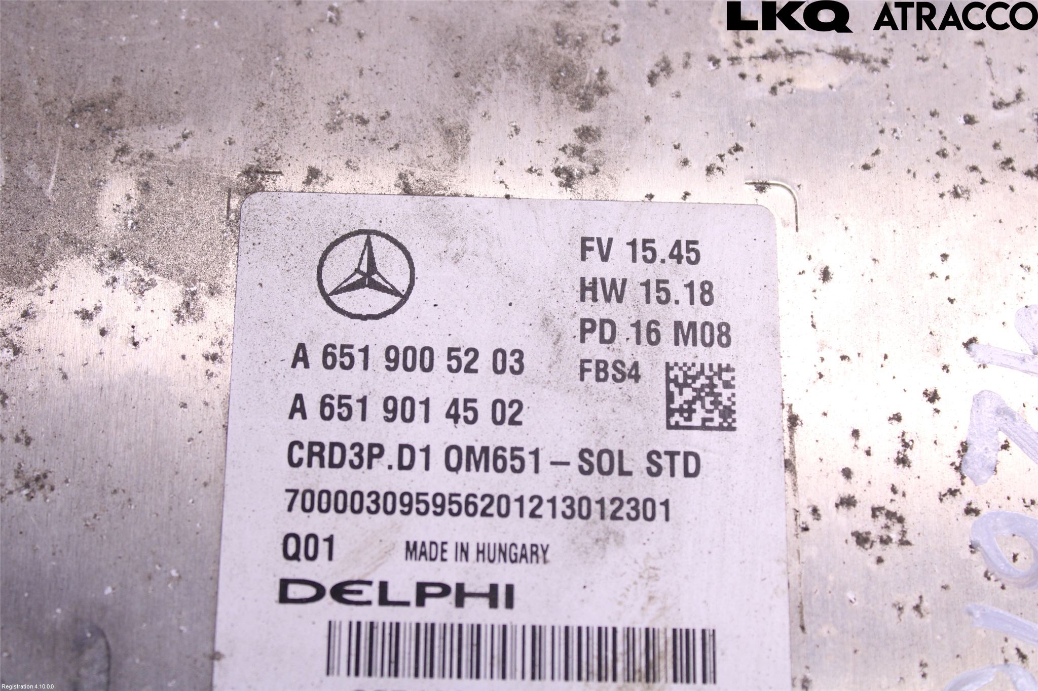 Mercedes-Benz MB C-KLASS (W205) 14-21 Styreenhet Dieselpumpe
