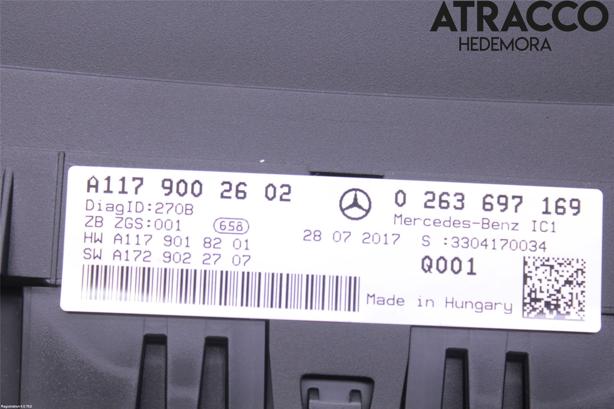 Mercedes-Benz MB CLA-KLASS (C117/X117) 13-19 Instr Kombinert