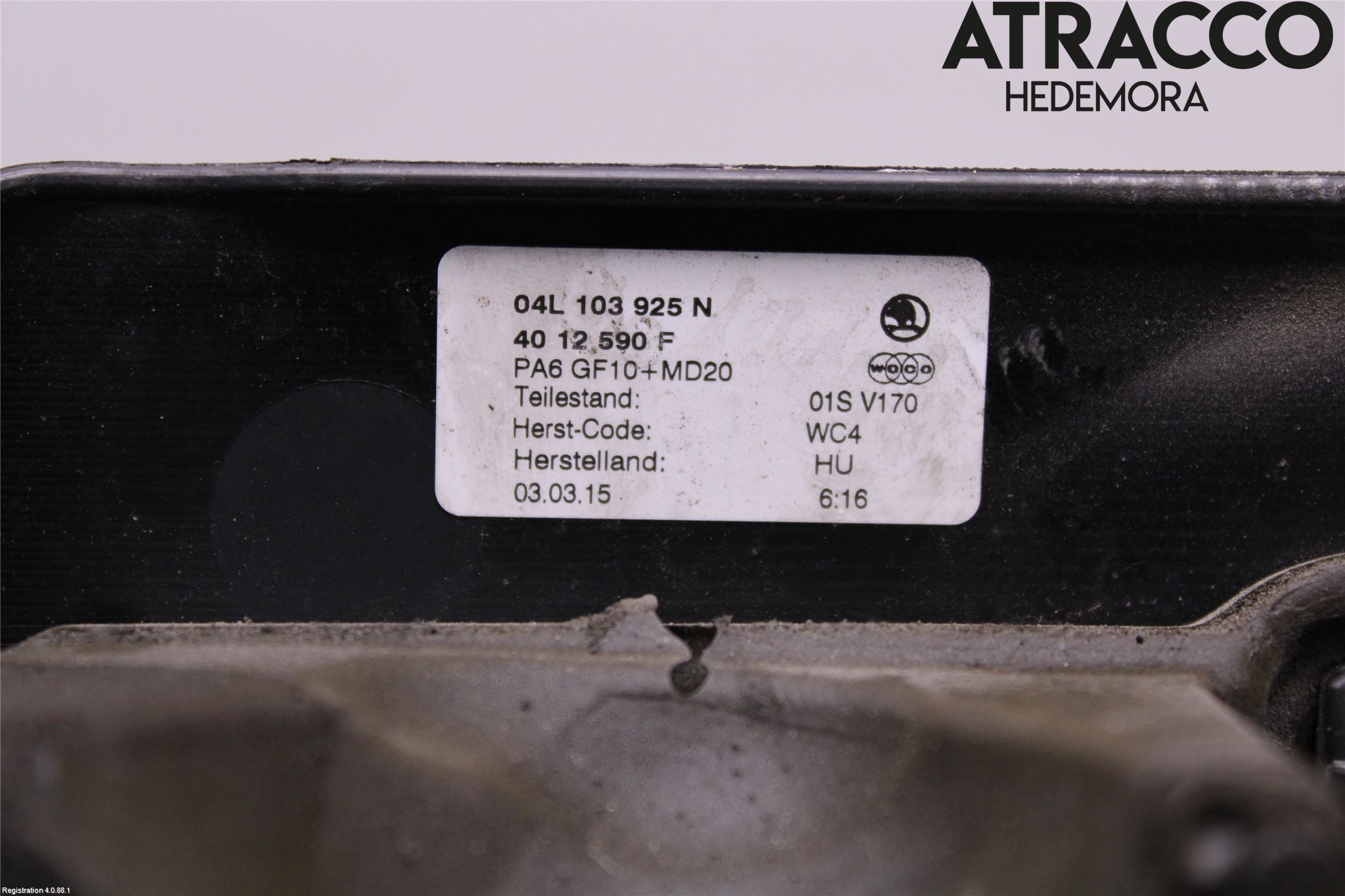 Skoda OCTAVIA (5E) 13-20 Motor Deksel Over Motor