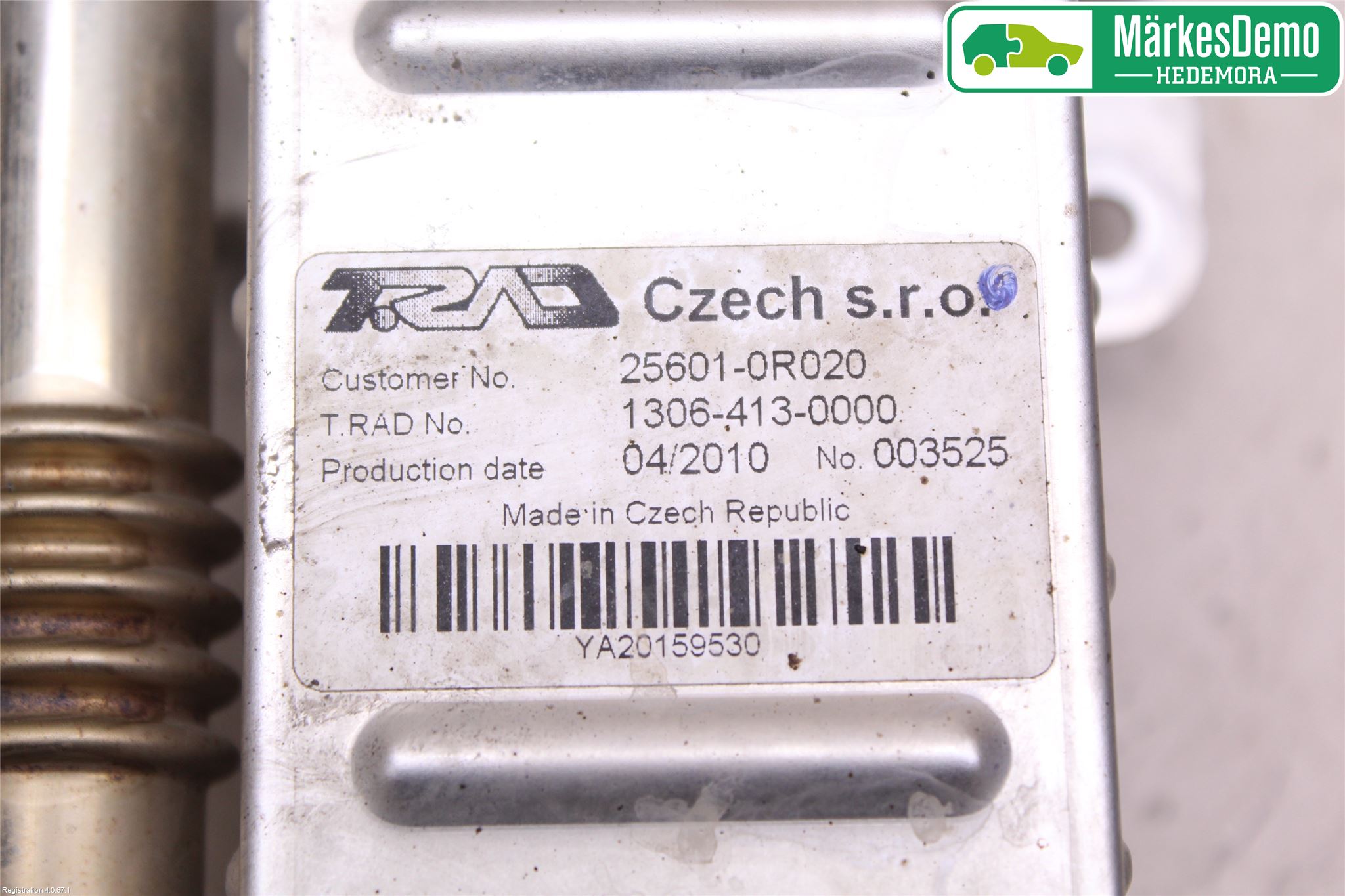 Toyota AVENSIS 09-15 Eksos Kjøler