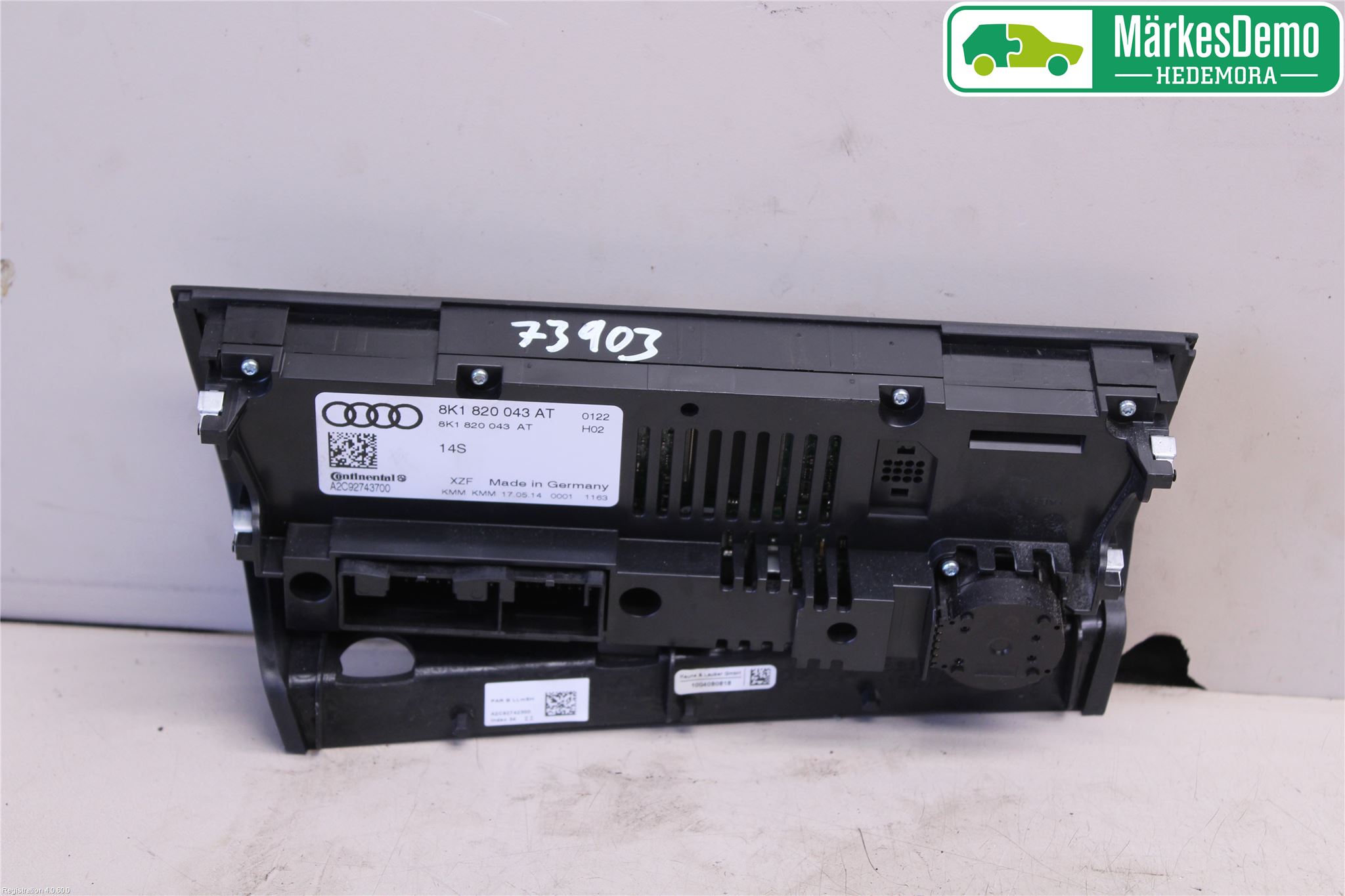 Audi Q5 09-16 Varme Ac Betjening-Display