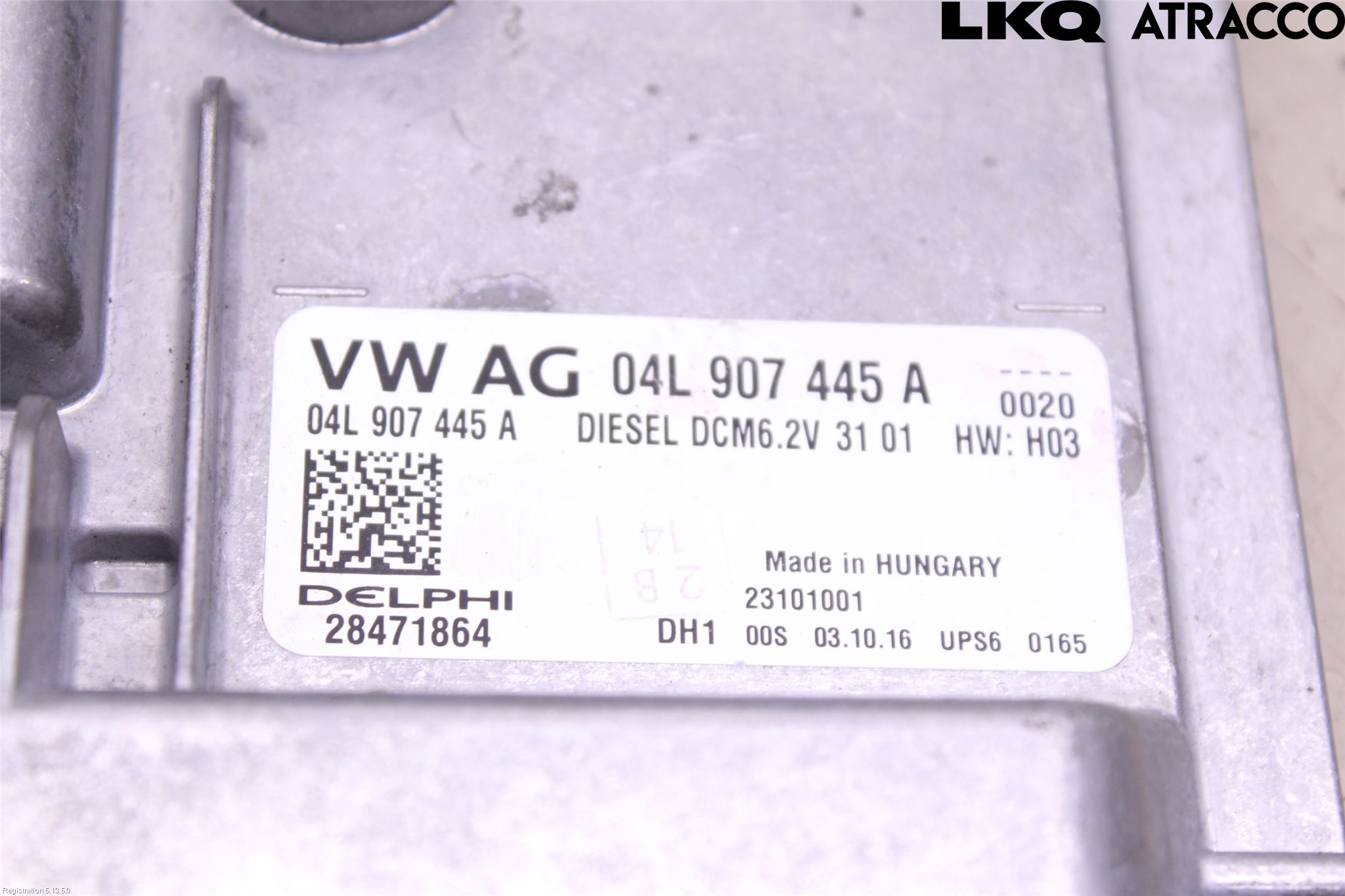 Volkswagen VW TRANSP/CARAVELLE (T6) 16-22 Styreenhet Dieselpumpe