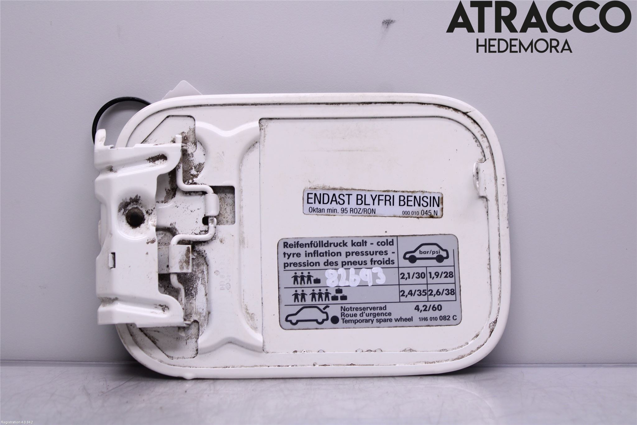 Volkswagen VW GOLF III 92-99 Drivstoff Tankluke