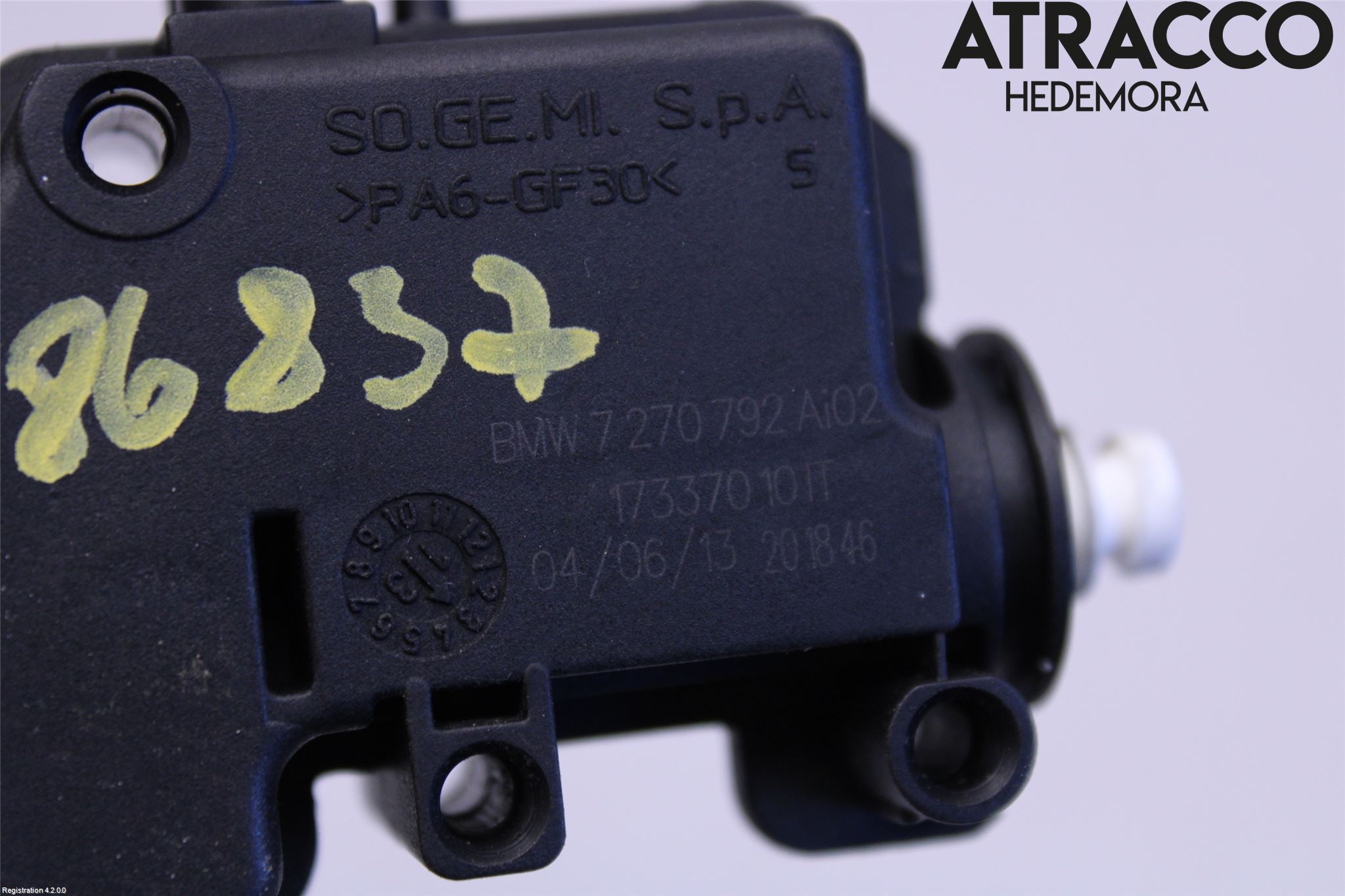 BMW 3 F30/F31/F80 12-19 Sentrallåsmotor Tankluke