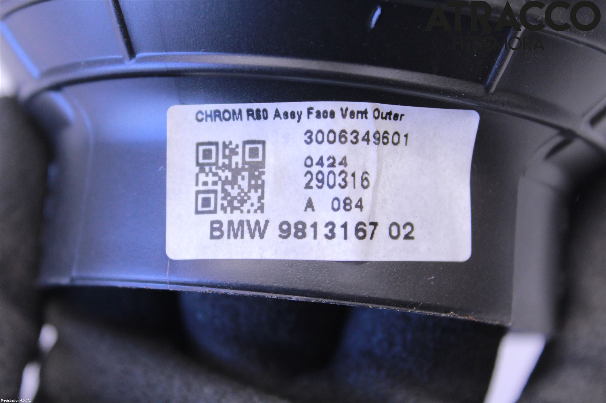 Mini COUNTRYMAN R60 11-16 Dashbord Kanal - Dyse