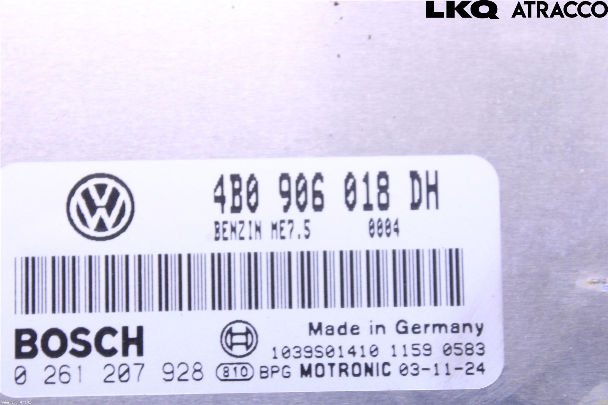 Volkswagen VW PASSAT 01-05 Styreenhet Innsprøytning