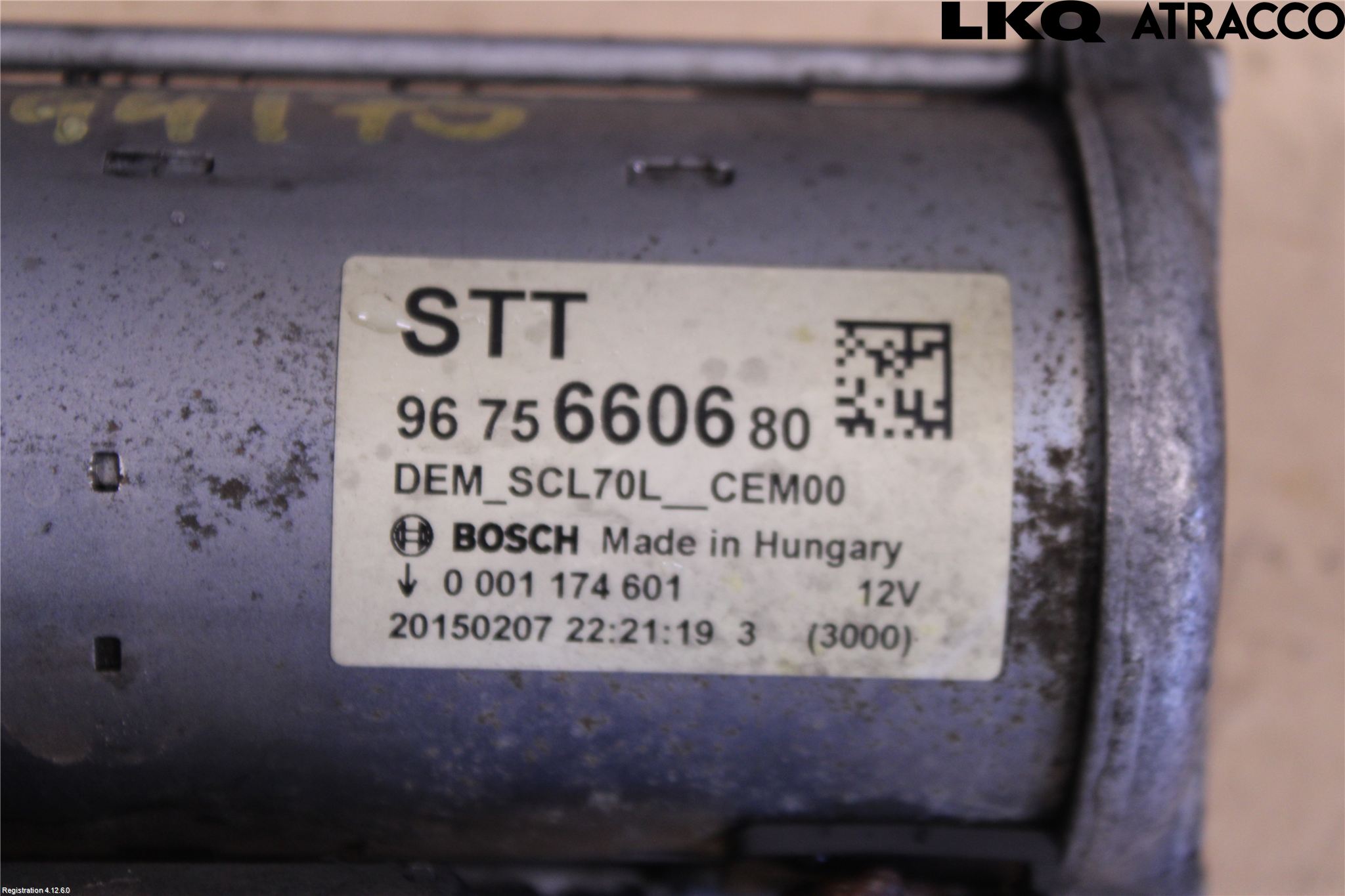 Peugeot 308 14-21 Startmotor Diesel
