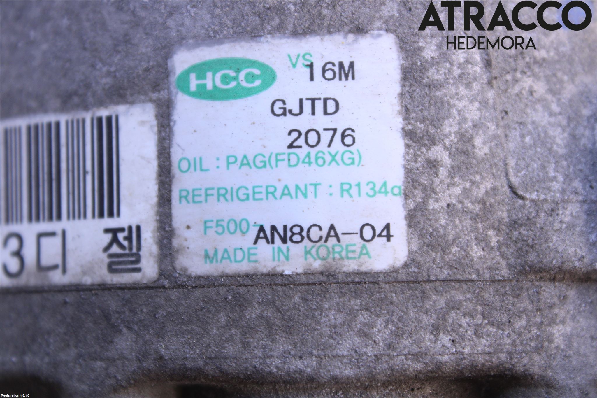 Kia CEED 06-12 Varme Ac Kompressor