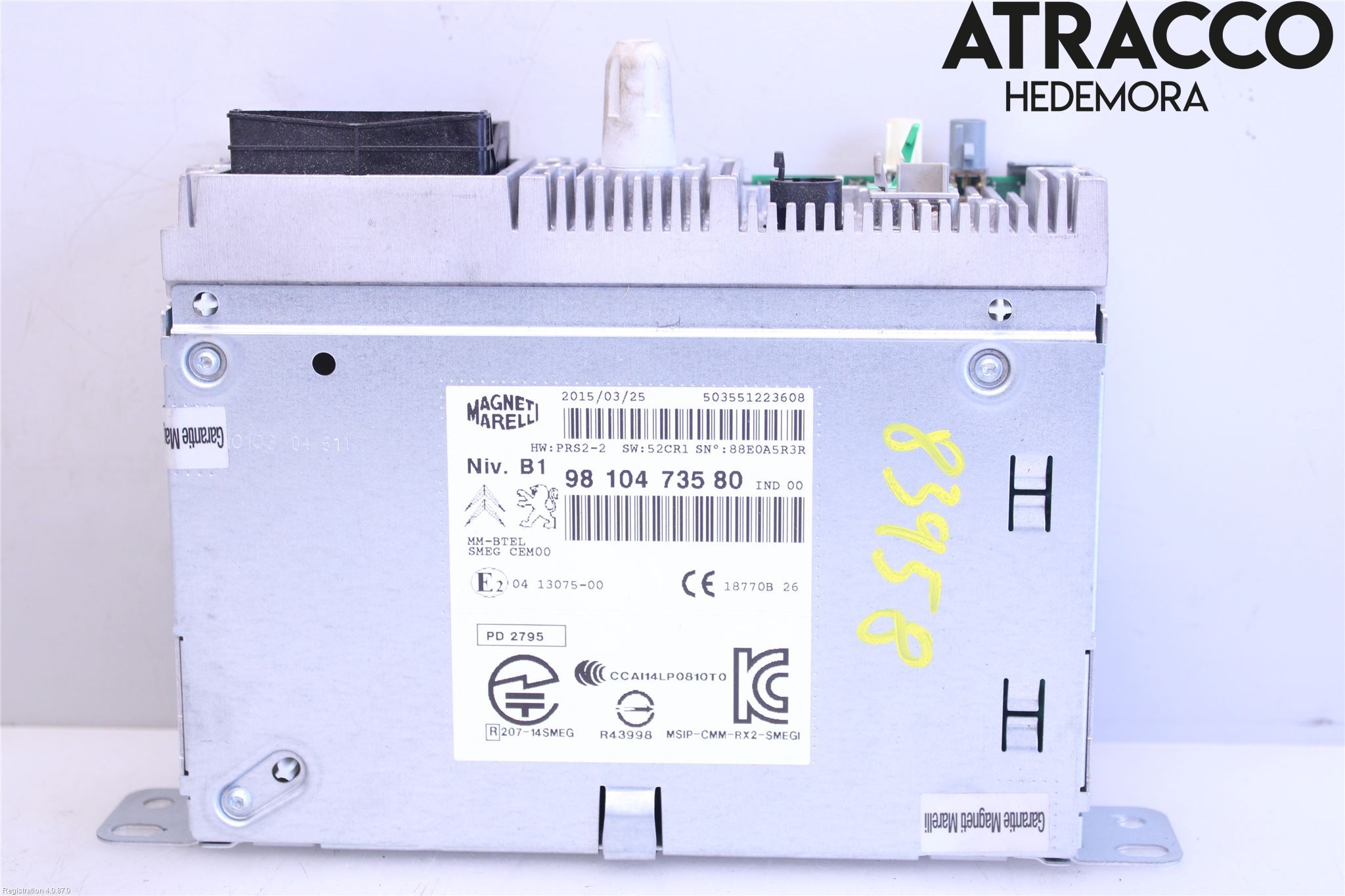 Citroen C4 CACTUS 14-20 Stereo Radio Med Cd