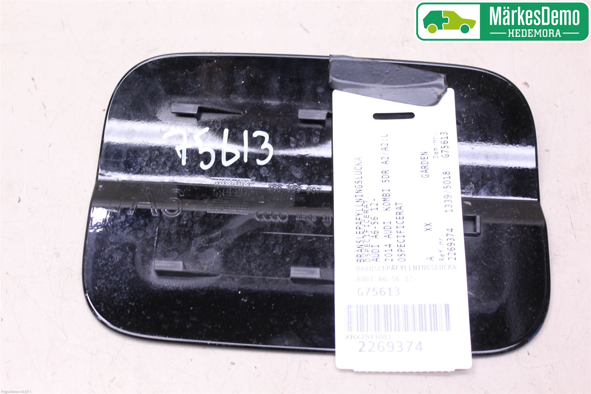 Audi A6/S6 4G 11-18 Drivstoff Tankluke
