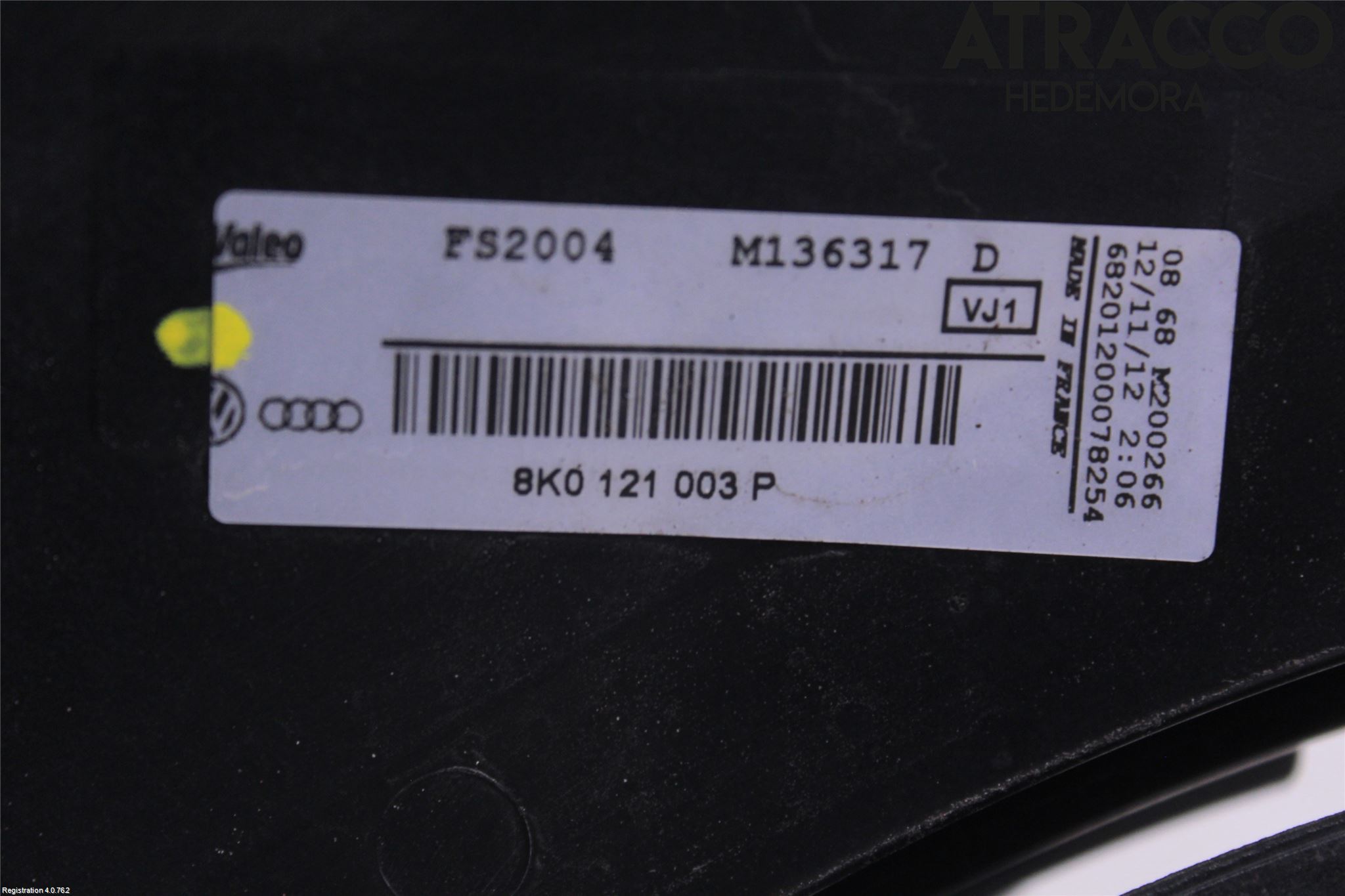Audi A4 12-15 Kjølevifte Elektrisk
