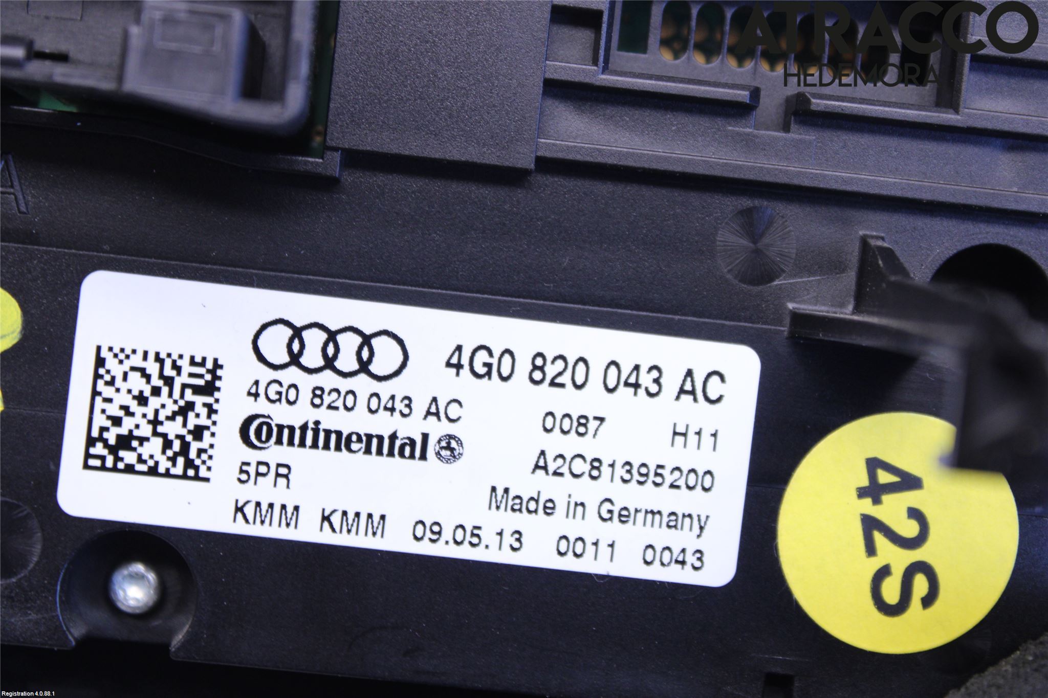 Audi A6/S6 4G 11-18 Varme Ac Betjening-Display