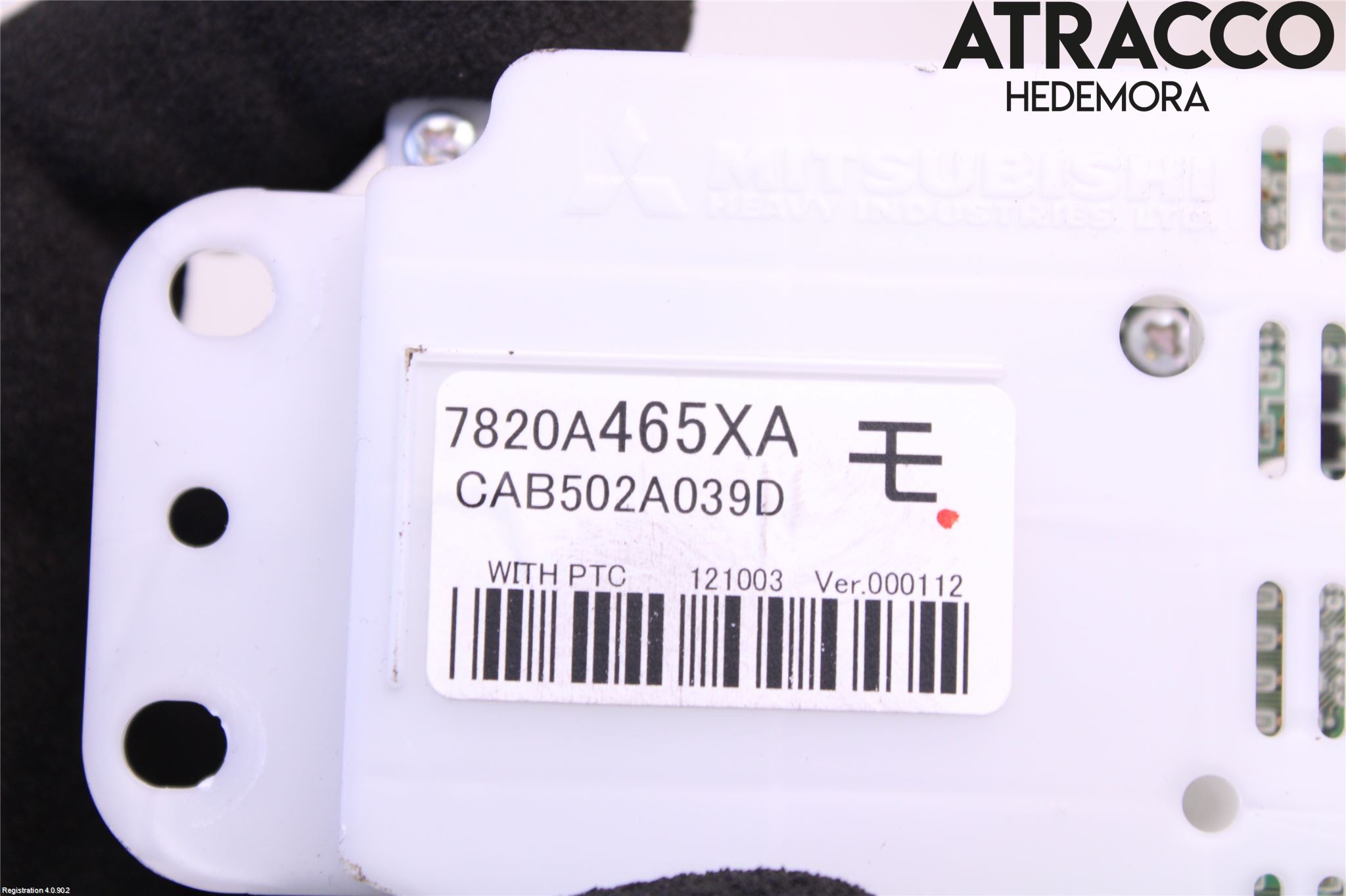Mitsubishi OUTLANDER 13-21 Varme Ac Betjening-Display