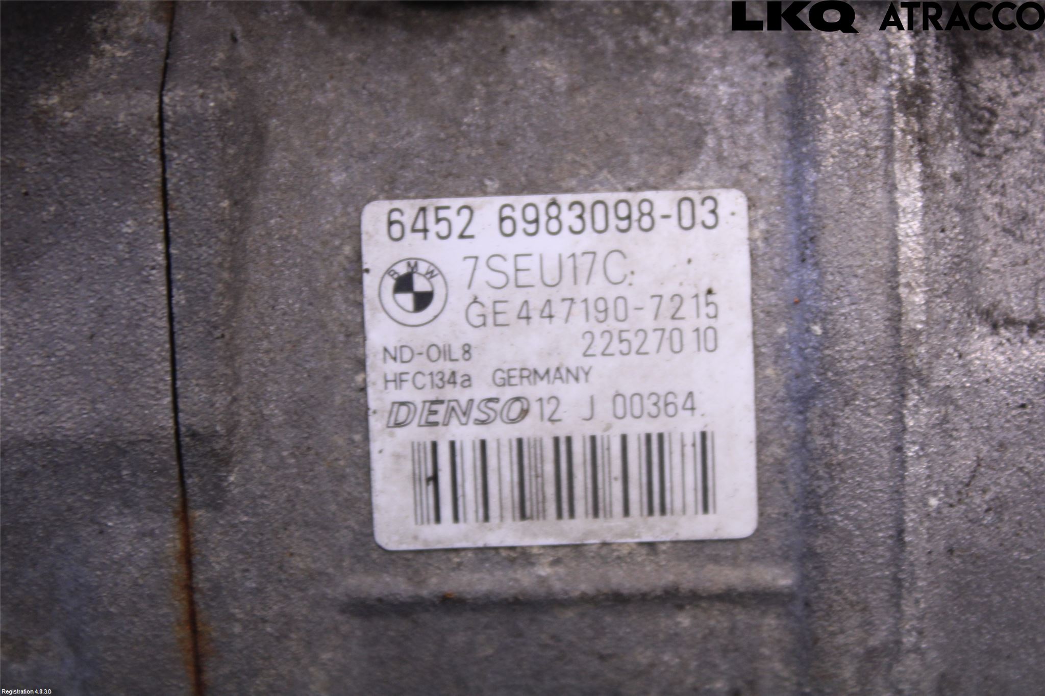 BMW 7 E65/66    00-08 Varme Ac Kompressor