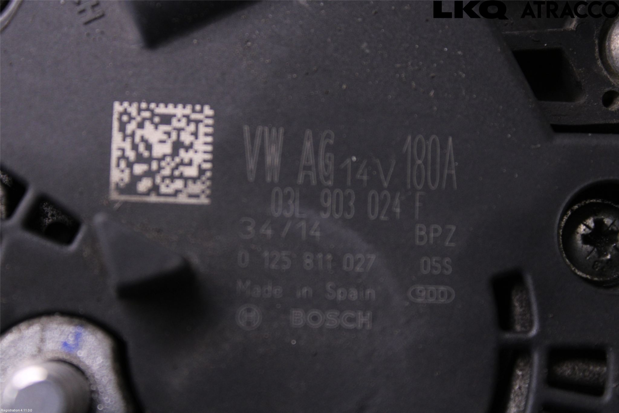 Volkswagen VW PASSAT 11-14 Dynamo