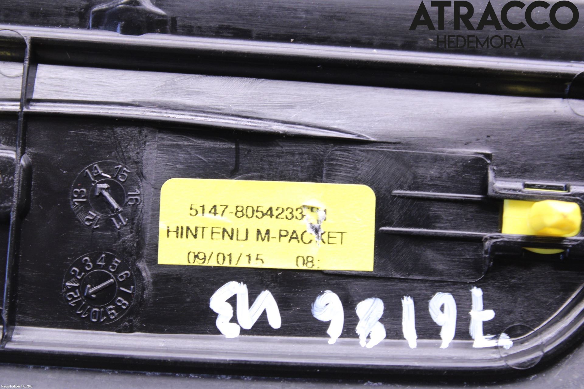 BMW 3 F30/F31/F80 12-19 Innr Terskel Innstigning