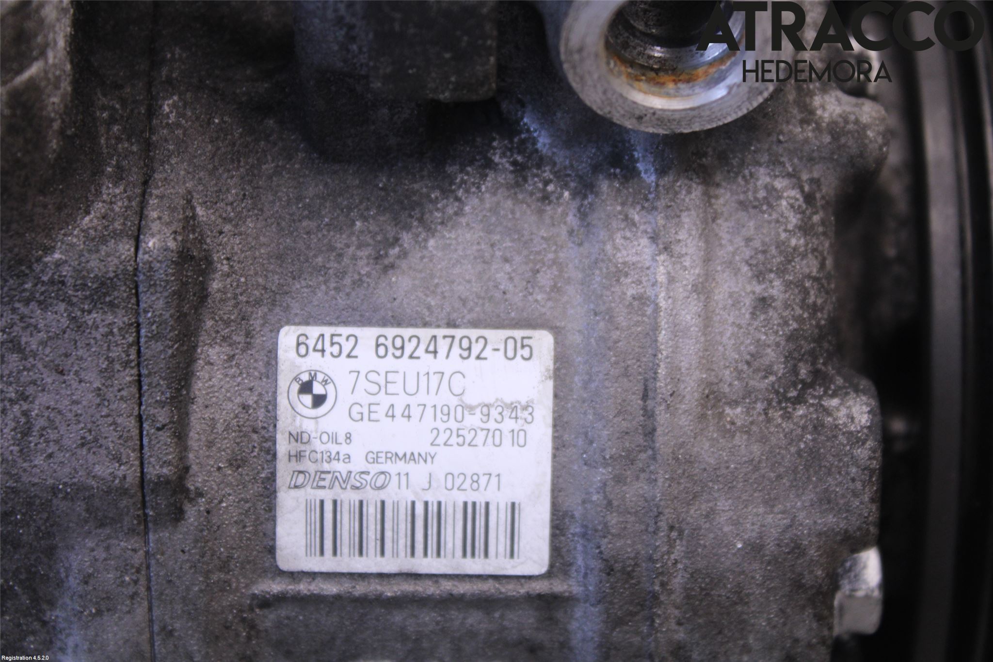 BMW 3 E90/91 SED/TOU 05-12 Varme Ac Kompressor