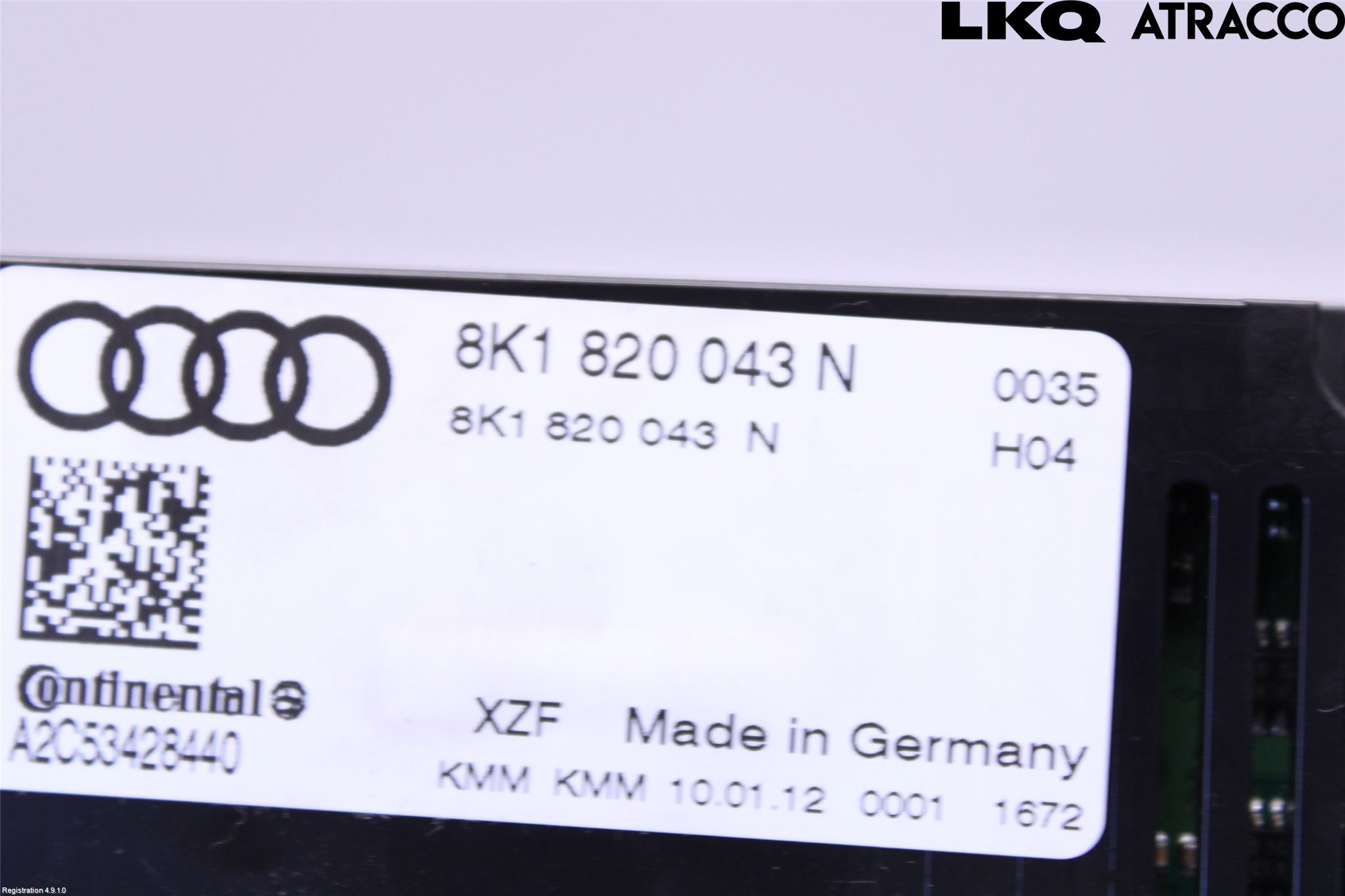 Audi A5 07-16 Varme Ac Betjening-Display