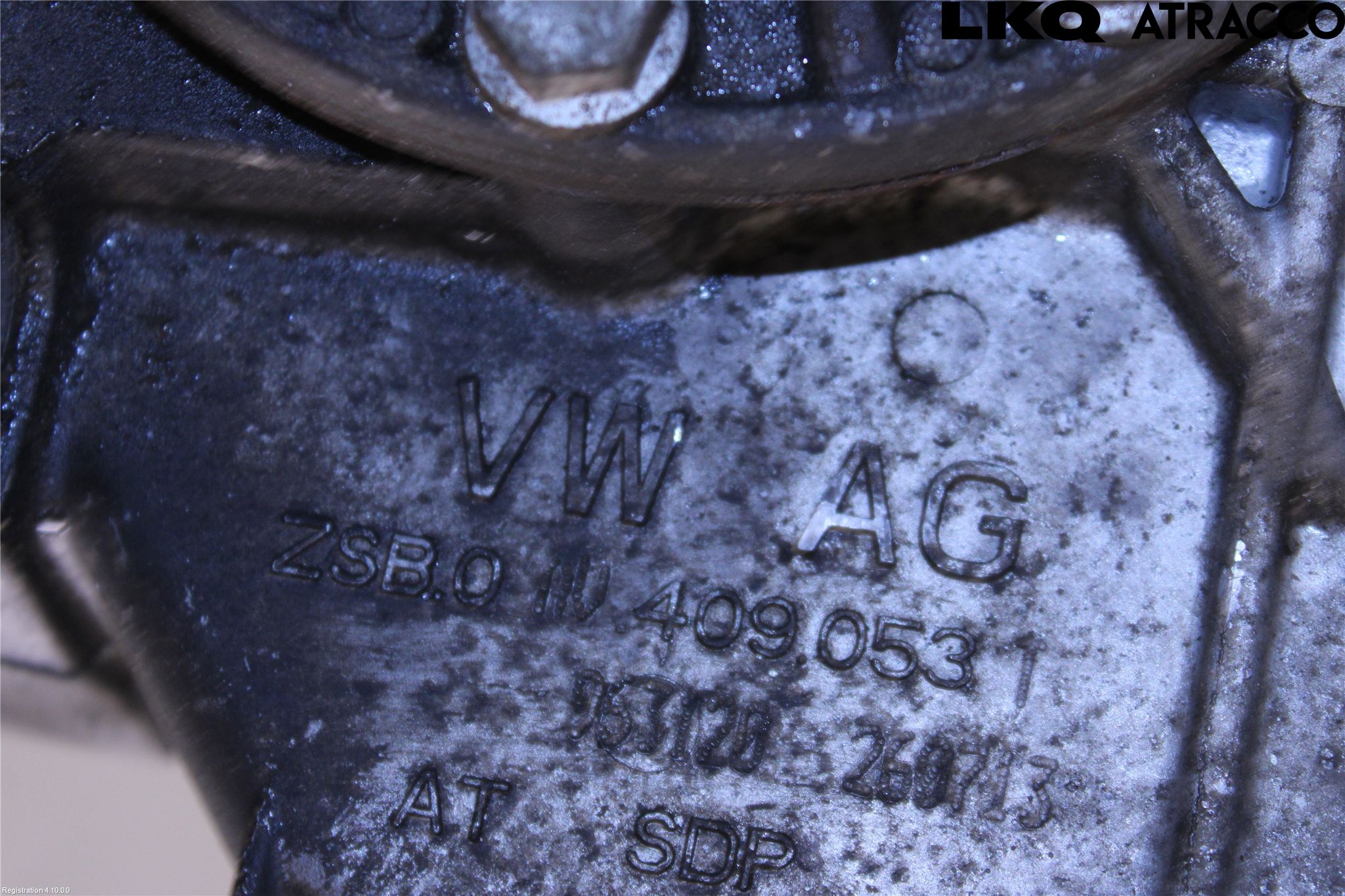 Volkswagen VW GOLF VI 09-13 Gearkasse Fordelingskasse
