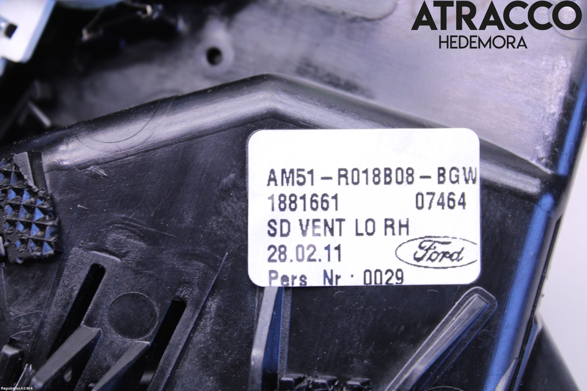 Ford C-MAX II  11-14 Dashbord Kanal - Dyse