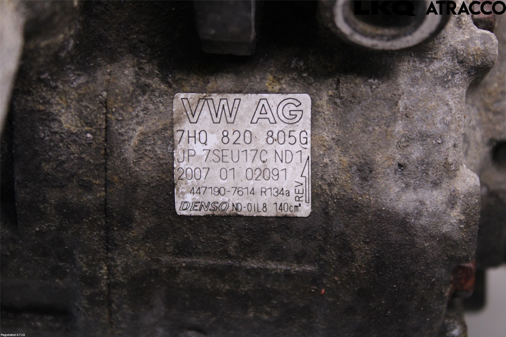 Volkswagen VW TRANSP/CARAVELLE (T5) 04-15 Varme Ac Kompressor