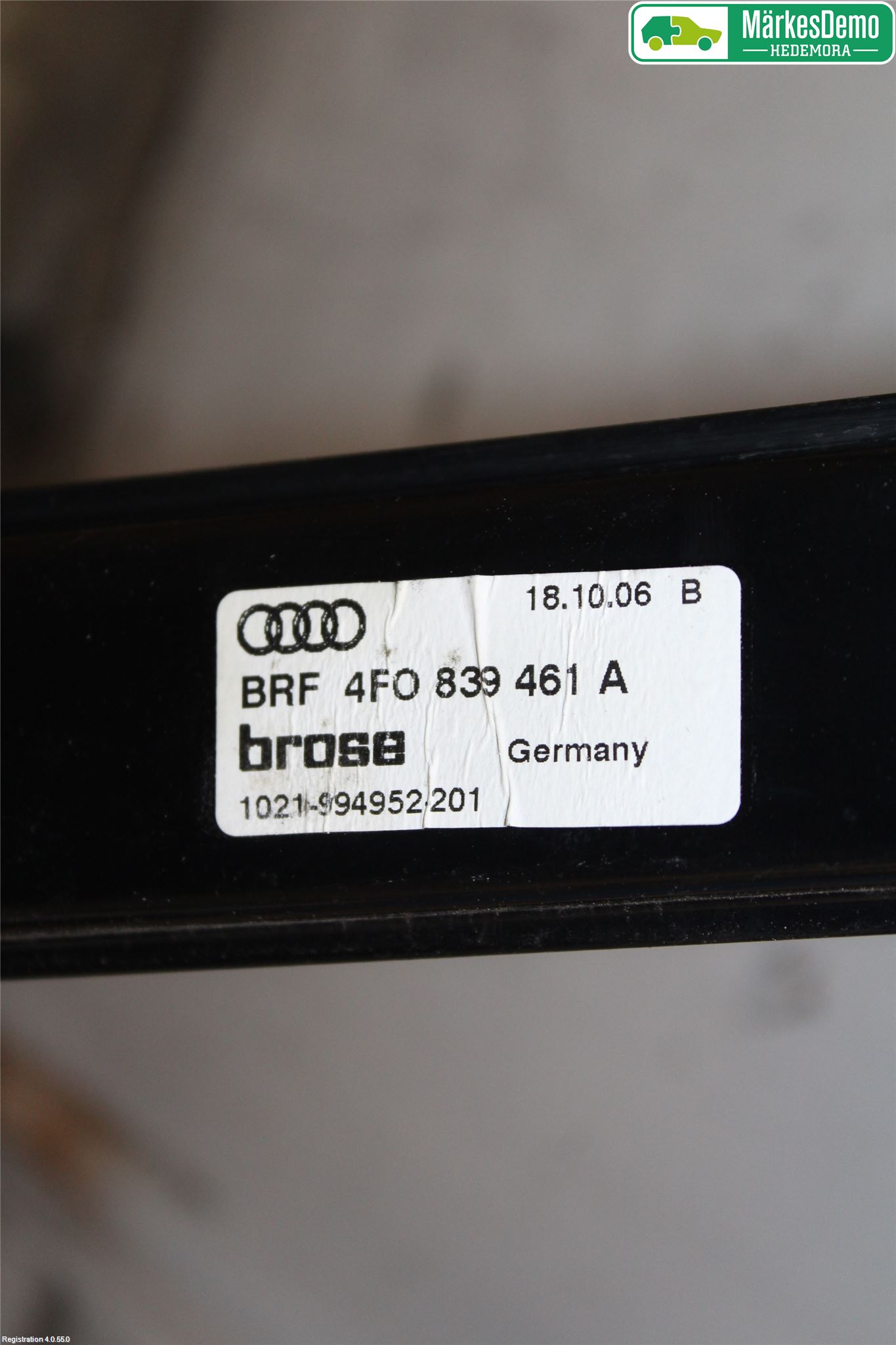 Audi A6/S6     05-11 Vindusheis El Komp