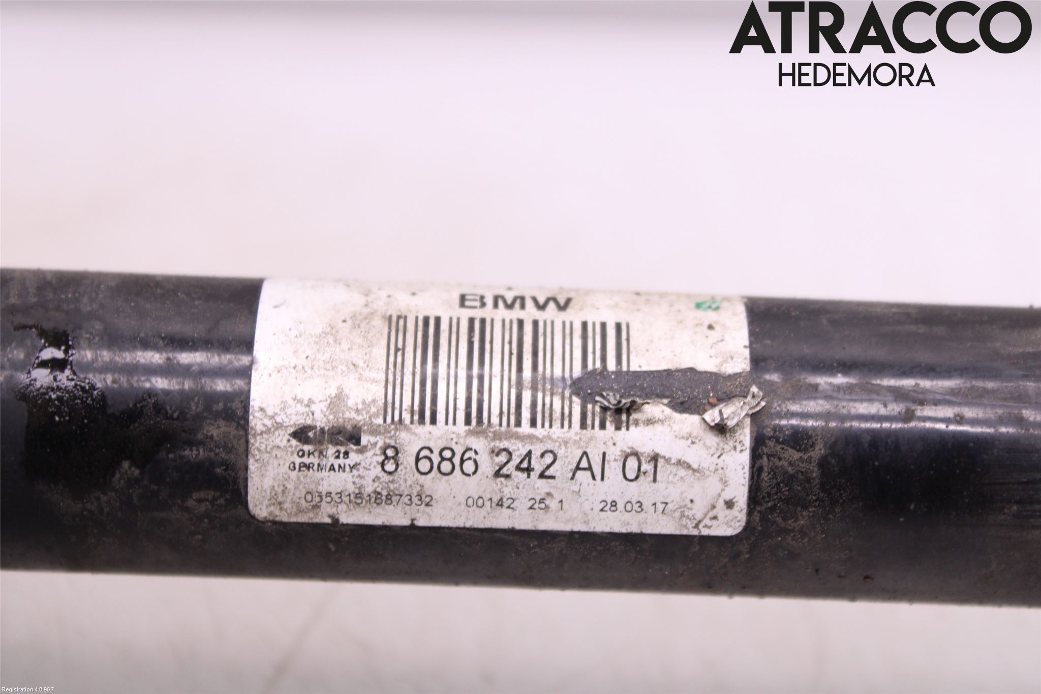 BMW 5 G30/G31/F90 17-23 Drivaksel Bak Kompl Høyre