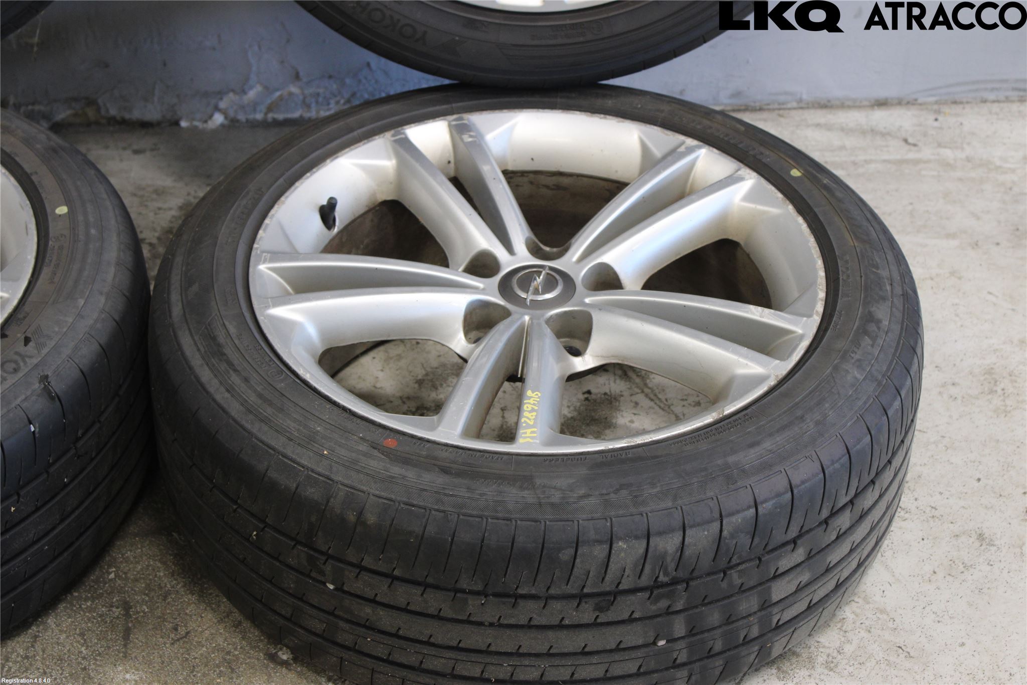 Opel INSIGNIA 09-16 Dekk Sommer På Alu Felg 4Stk