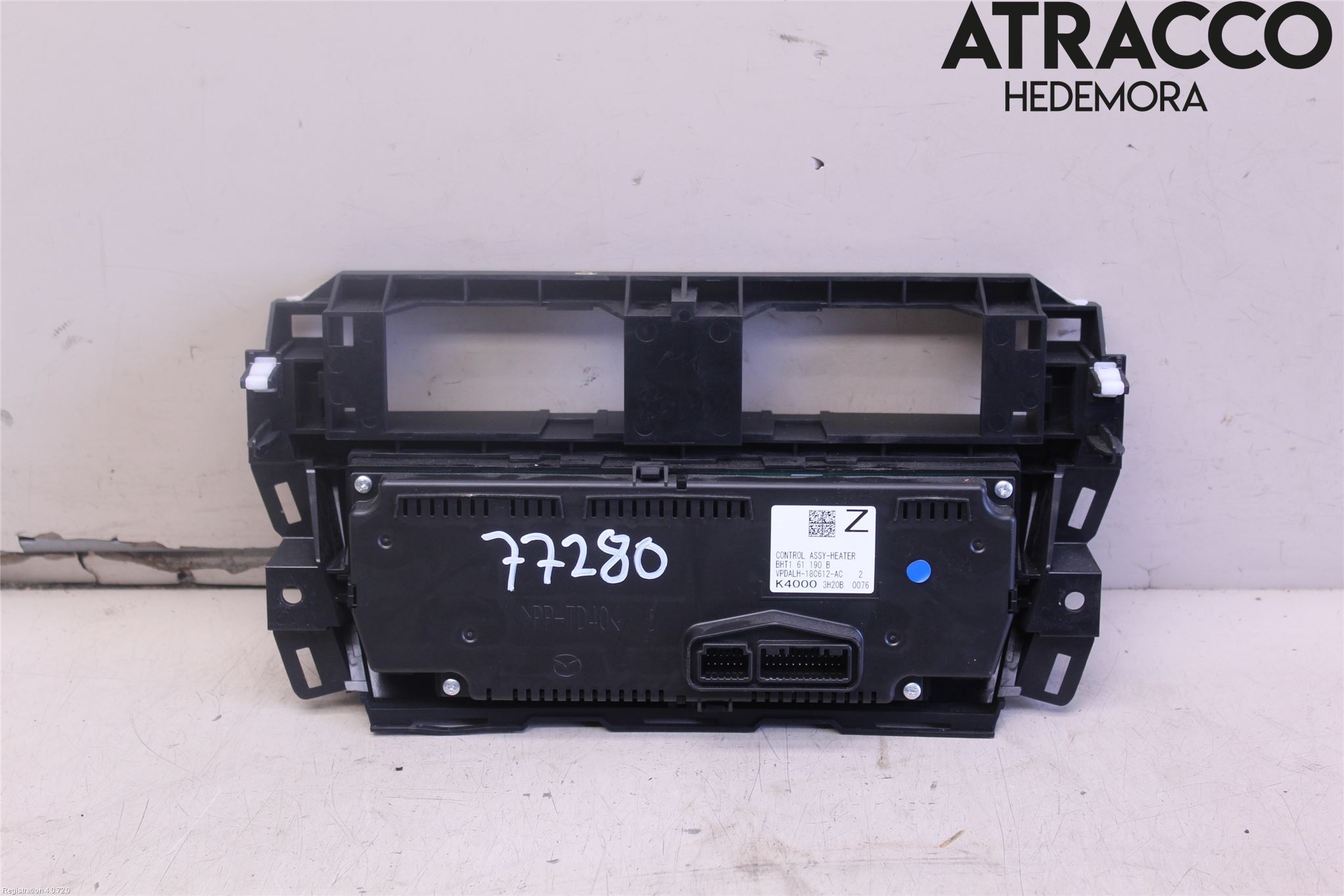 Mazda 3 III 14-19 Varme Ac Betjening-Display