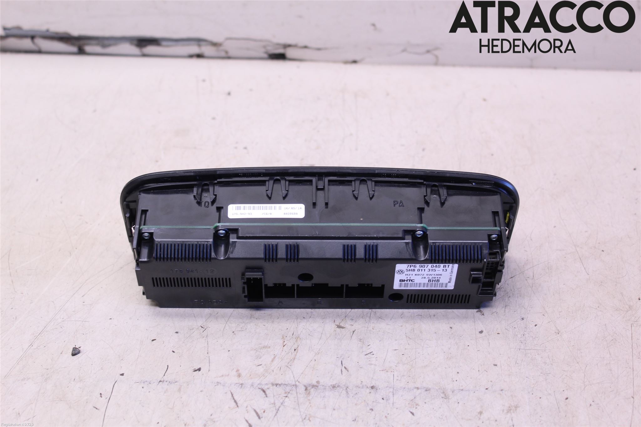 Volkswagen VW TOUAREG 7P 11-18 Varme Ac Betjening-Display