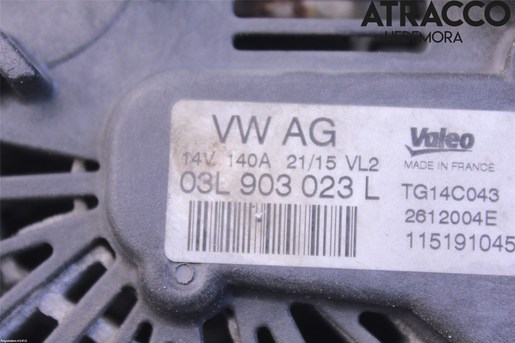 Volkswagen VW PASSAT 15-19 Dynamo