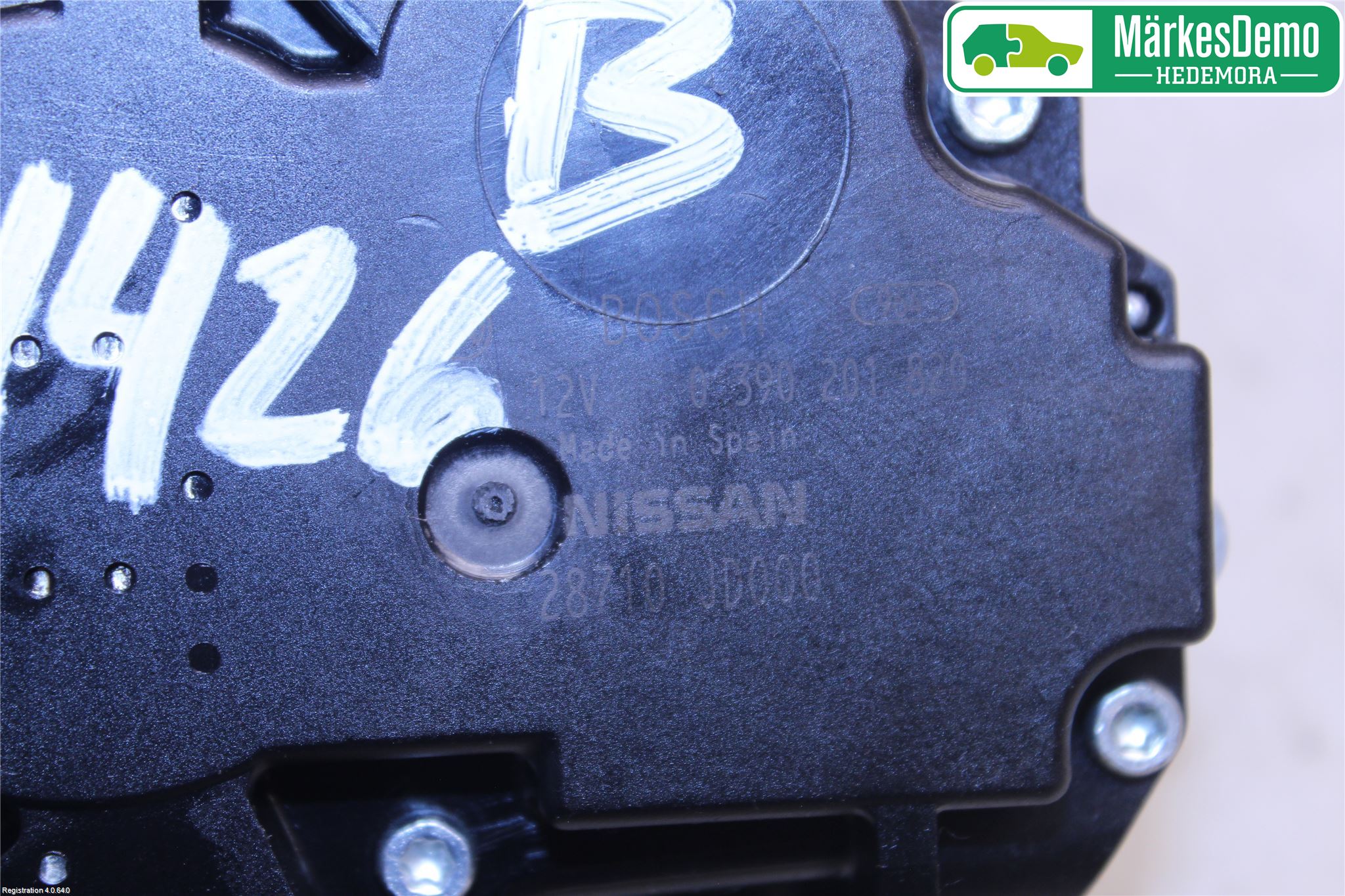 Nissan QASHQAI+2  10-14 Viskermotor Bakluke
