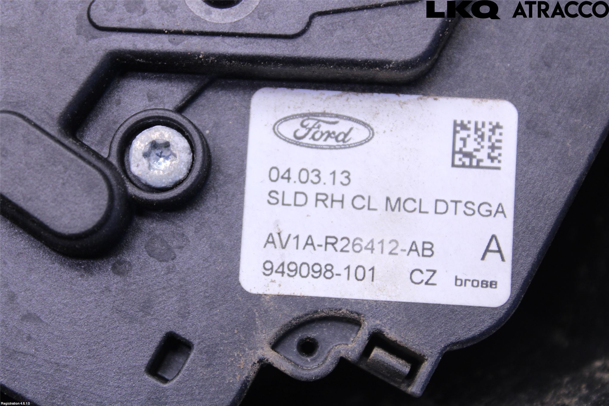 Ford B-MAX 12-17 Dørlås - Låsekasse