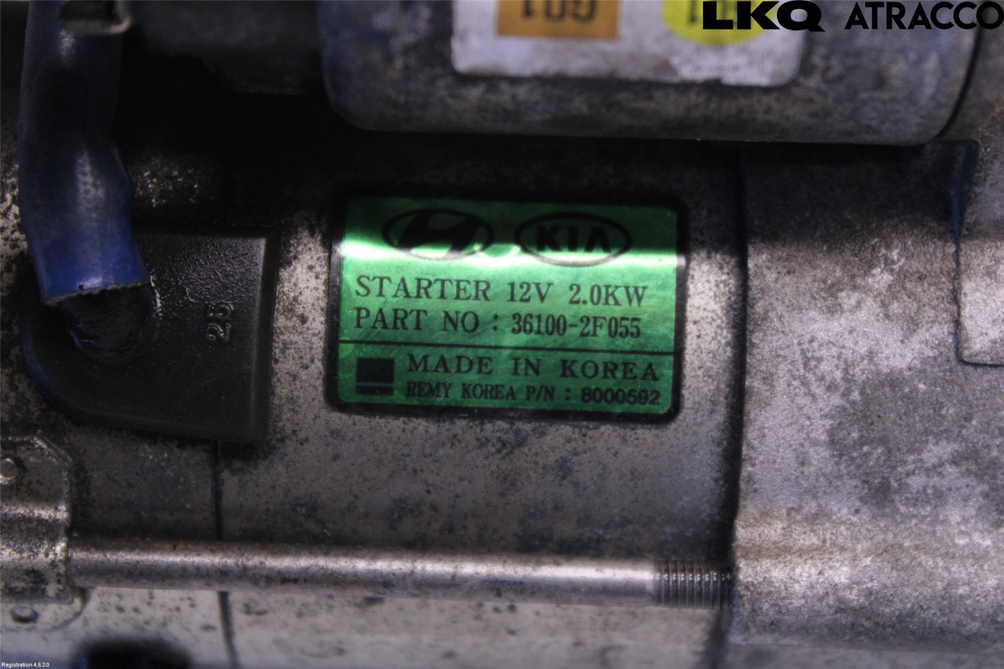 Kia SPORTAGE (SL) 11-15 Startmotor Diesel