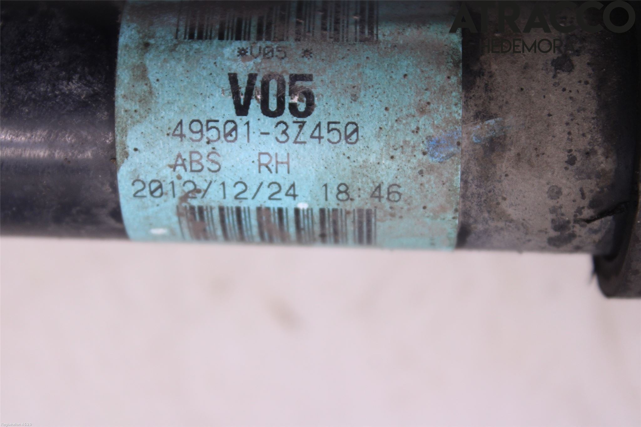 Audi A4/S4 08-11 Drivaksel Foran Kompl Høyre