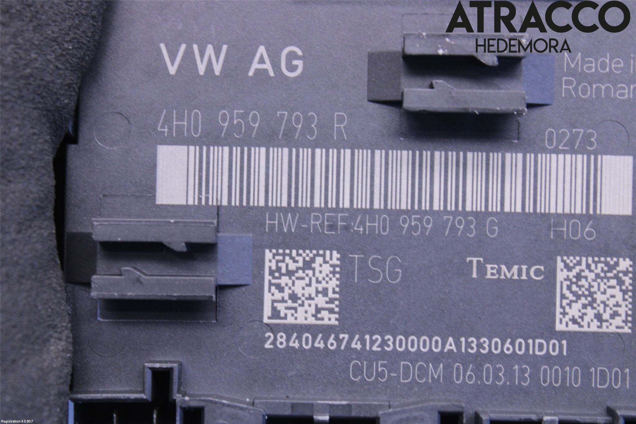 Audi A8/S8 4H 10-17 Styreenhet Dør
