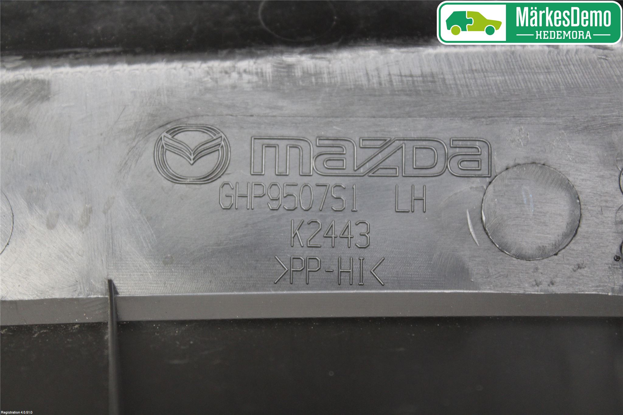 Mazda 6 13- Visker Deksel-Grill-Under Frr