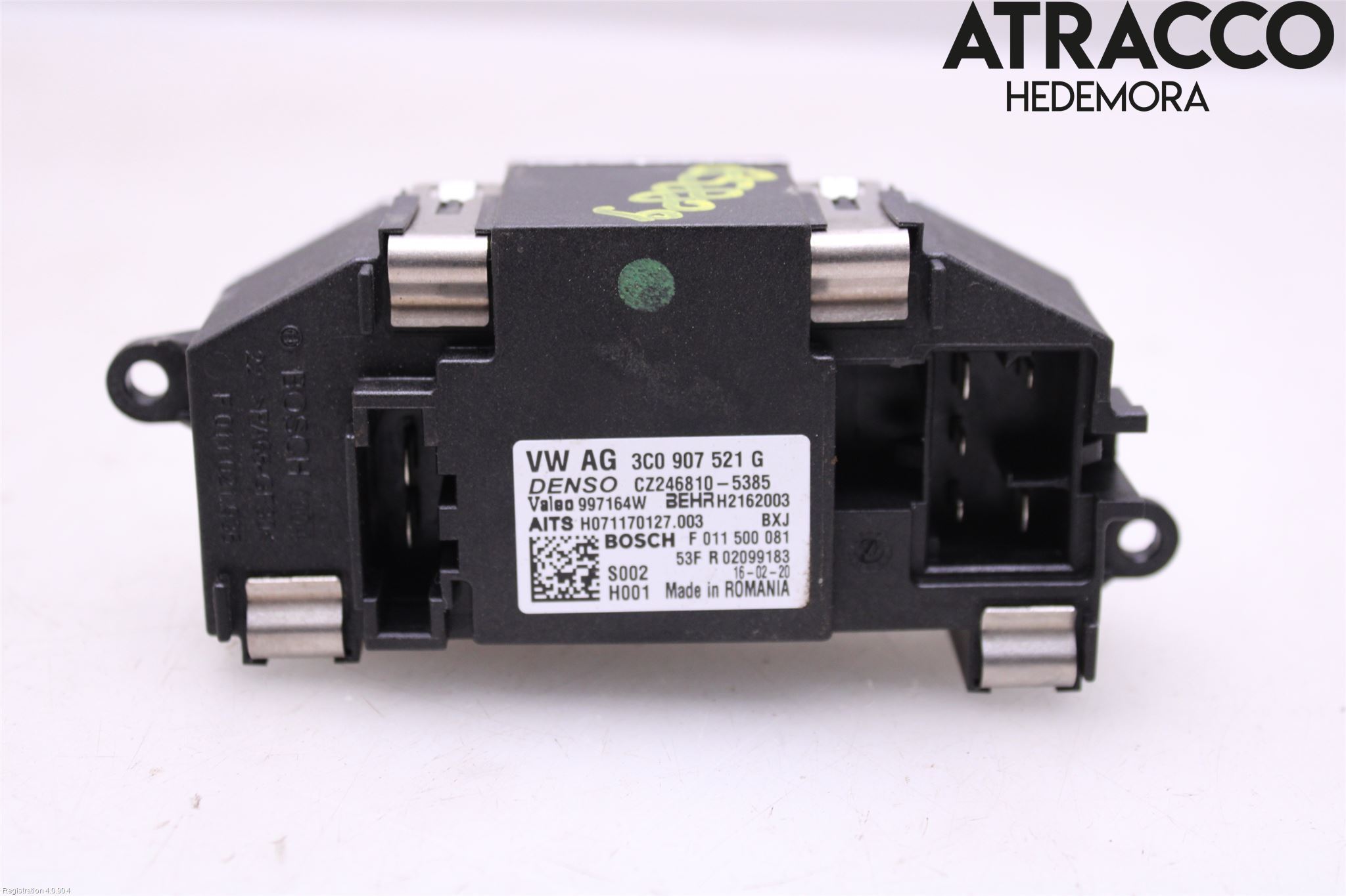 Volkswagen VW TIGUAN 07-16 Varmeapparat Viftemotstand