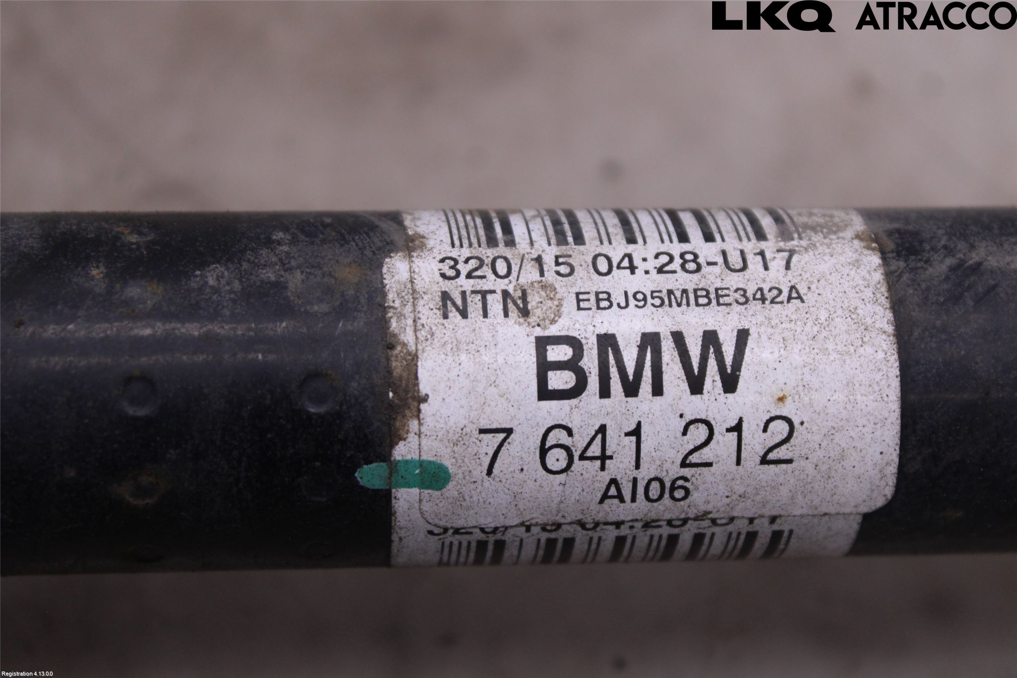 BMW i3 I01 13-22 Drivaksel Bak Kompl Høyre