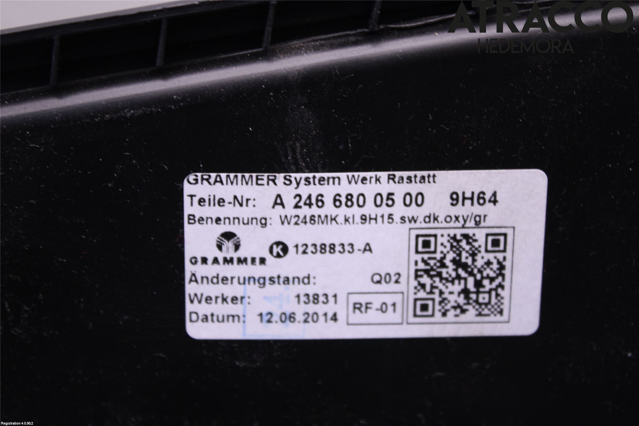 Mercedes-Benz MB B-KLASS (W246/W242) 12-19 Innr Armlene