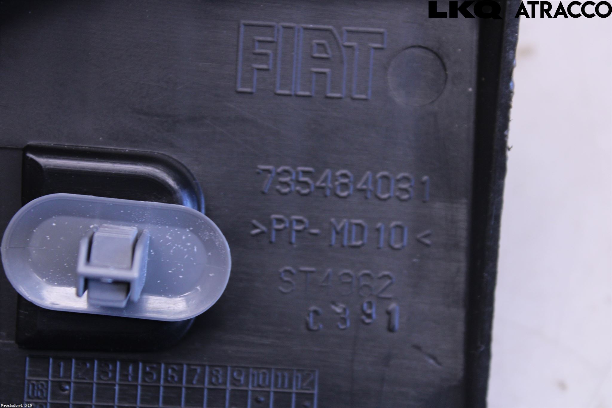 Fiat 500 07- Innr Terskel Innstigning