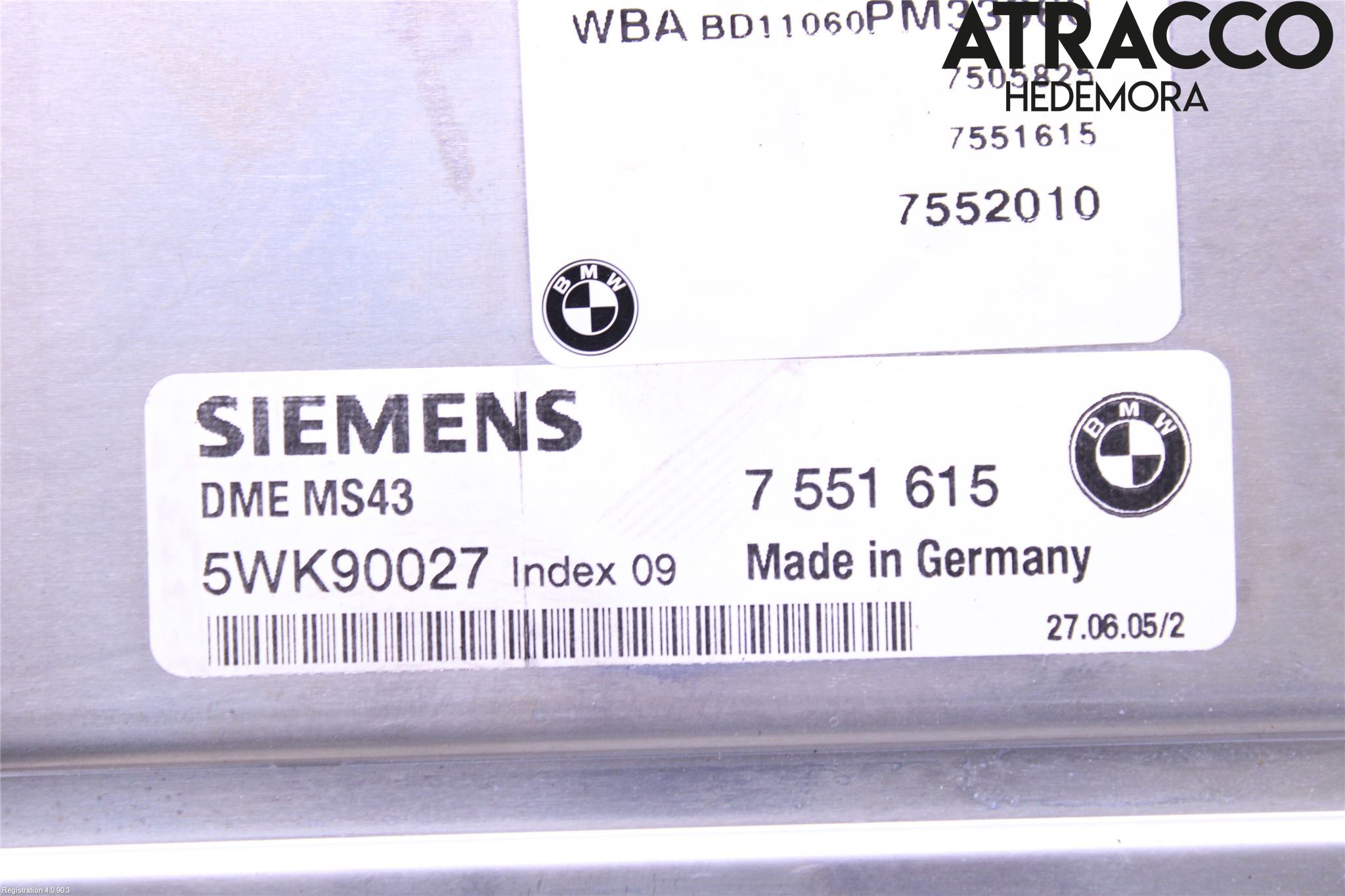 BMW 3 E46      98-05 Styreenhet Innsprøytning